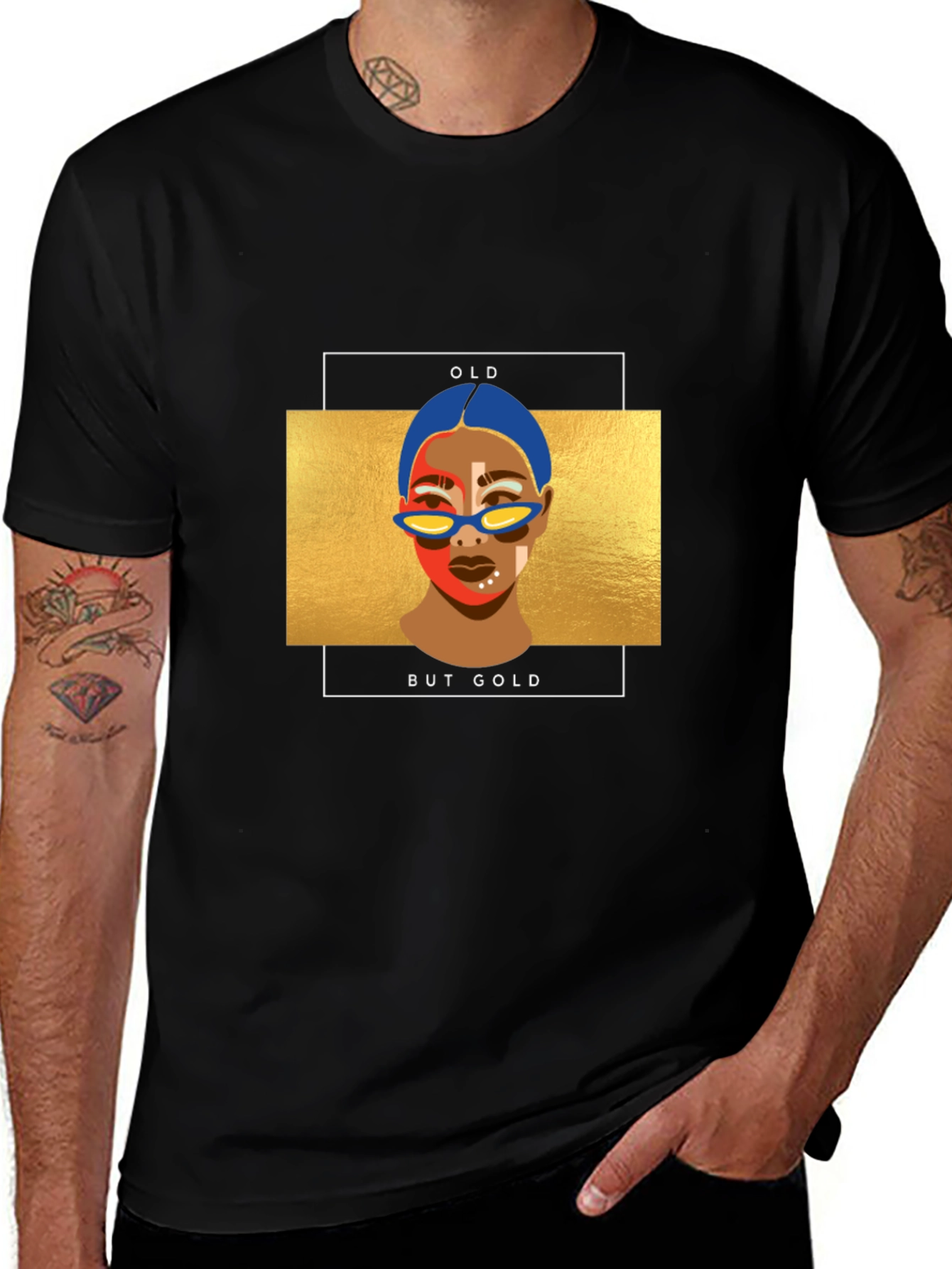 Variant 9 of Old But Gold Graphic Tee - Stylish Unisex T-Shirt