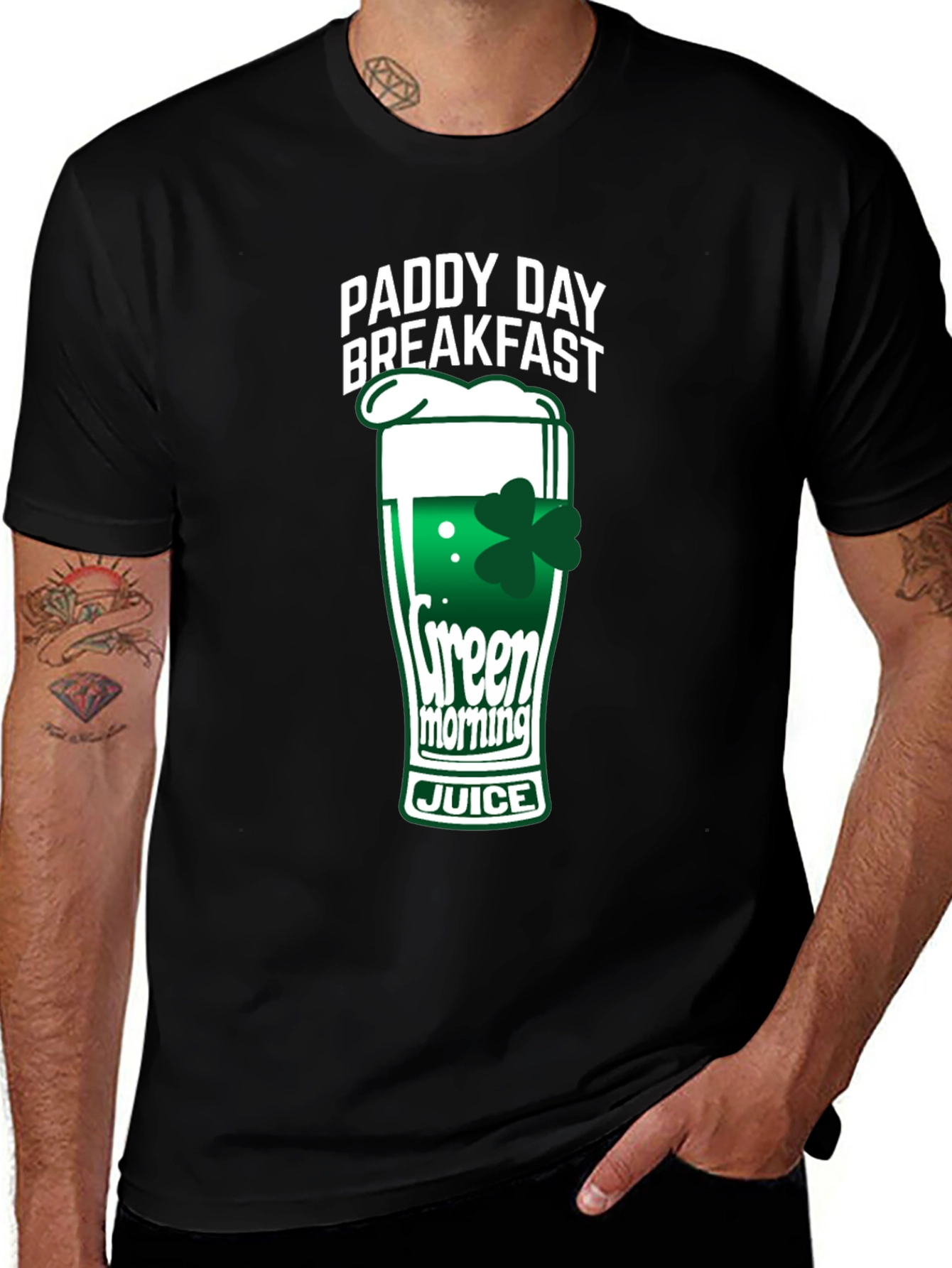 Paddy Day Breakfast Green Morning Juice T-Shirt