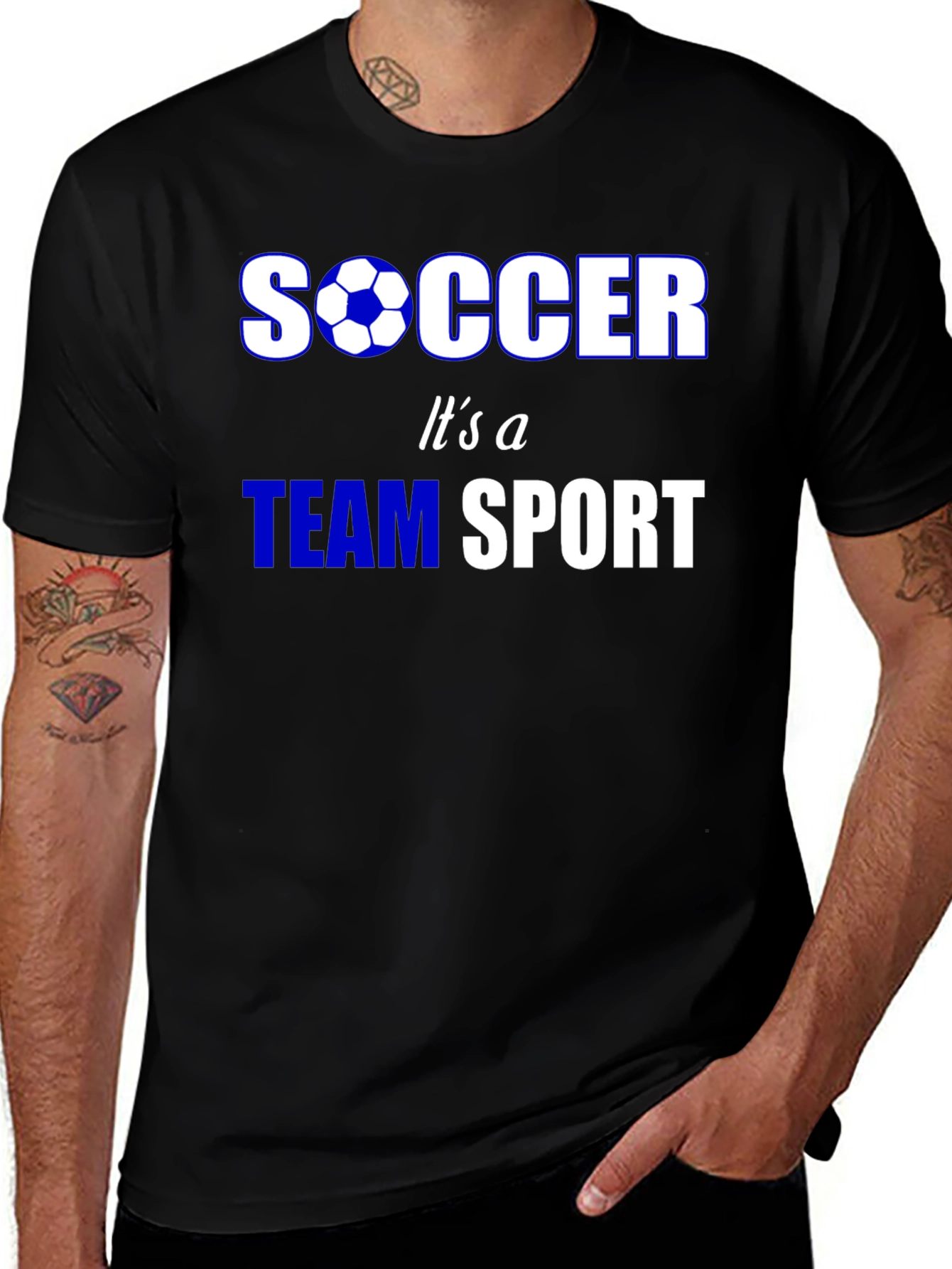 Variant 20 of Soccer Team Sport T-Shirt, Graphic Tee