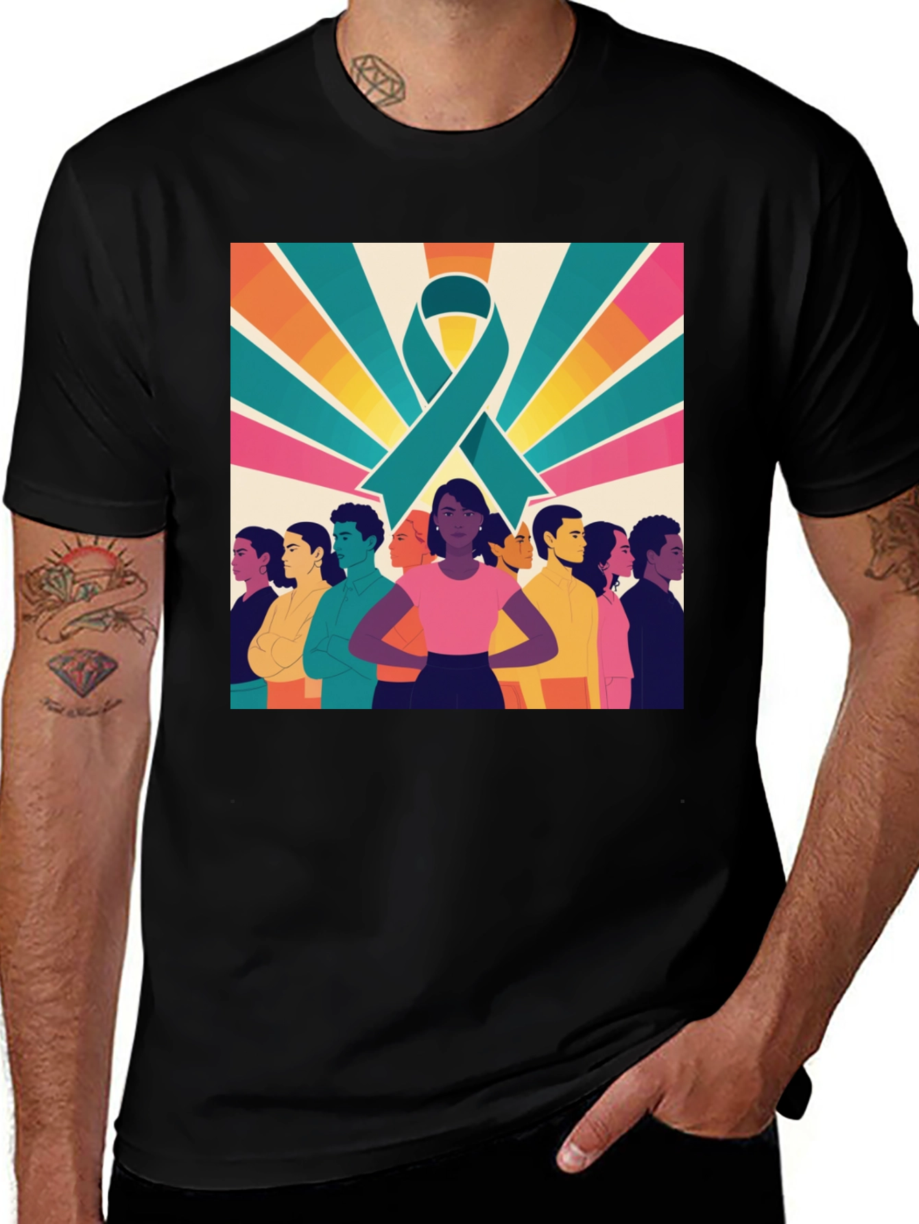 Variant 20 of Diversity Awareness T-Shirt
