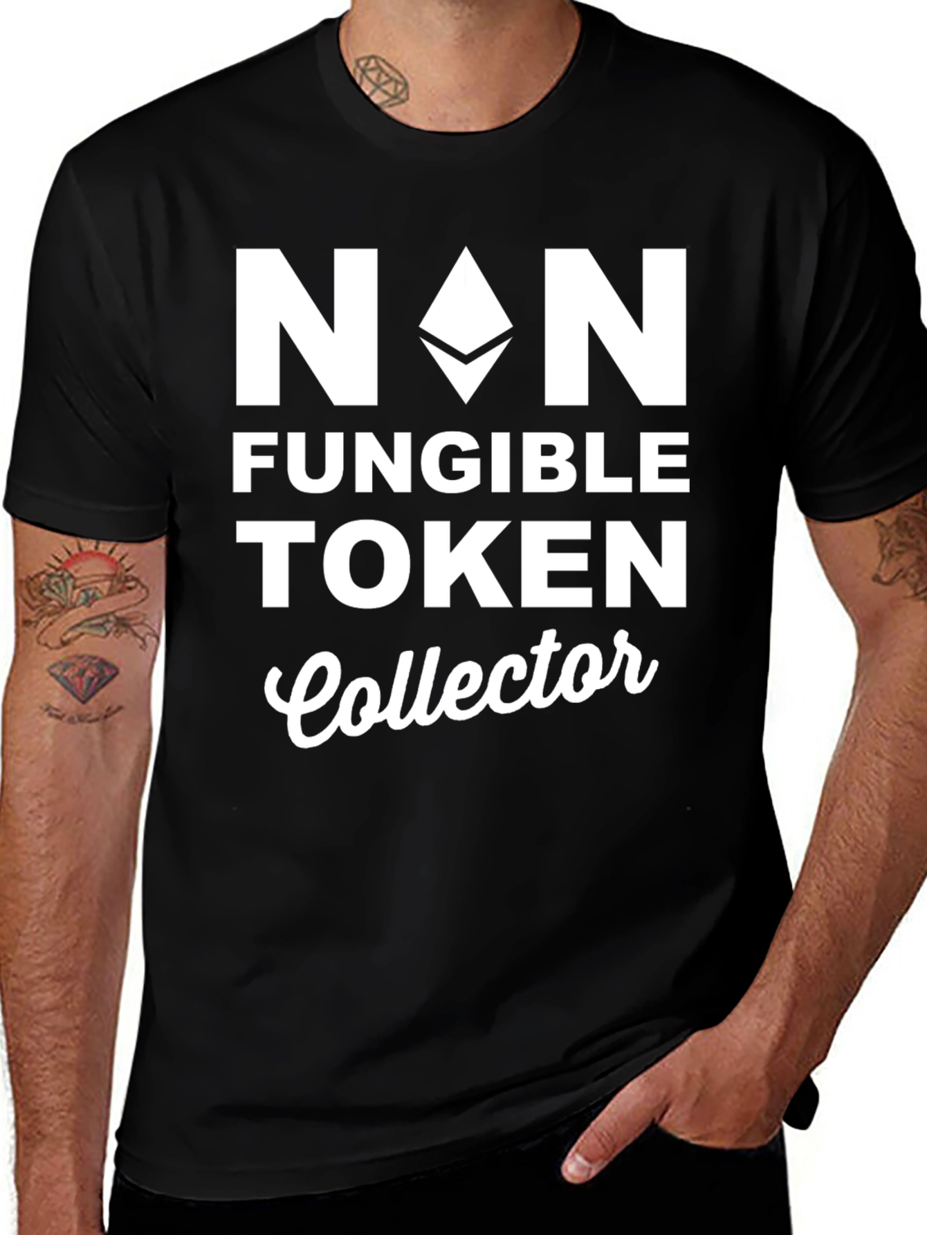 NFT Collector Black T-Shirt - Non Fungible Token