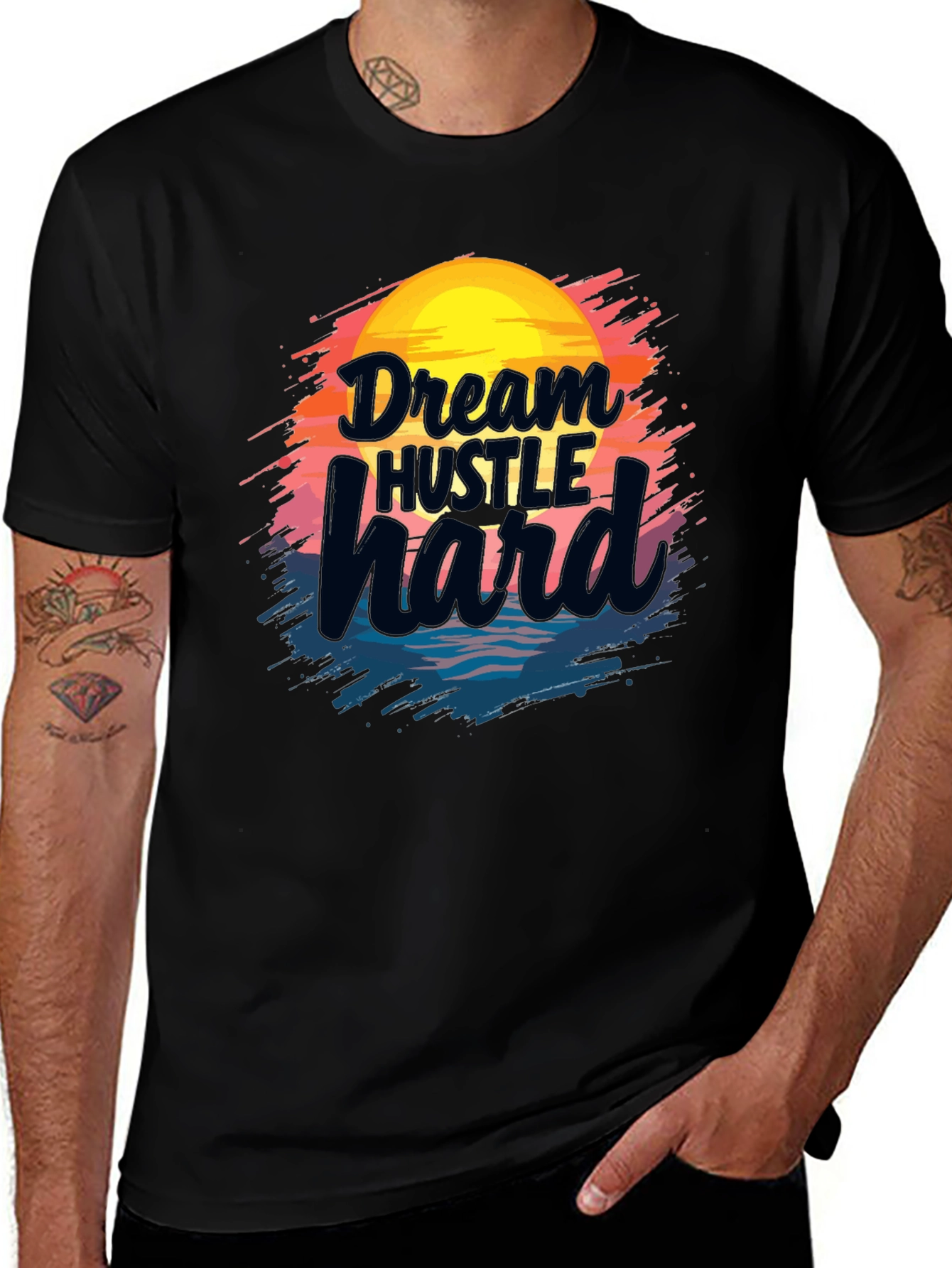 Variant 4 of Dream Hustle Hard Graphic Tee