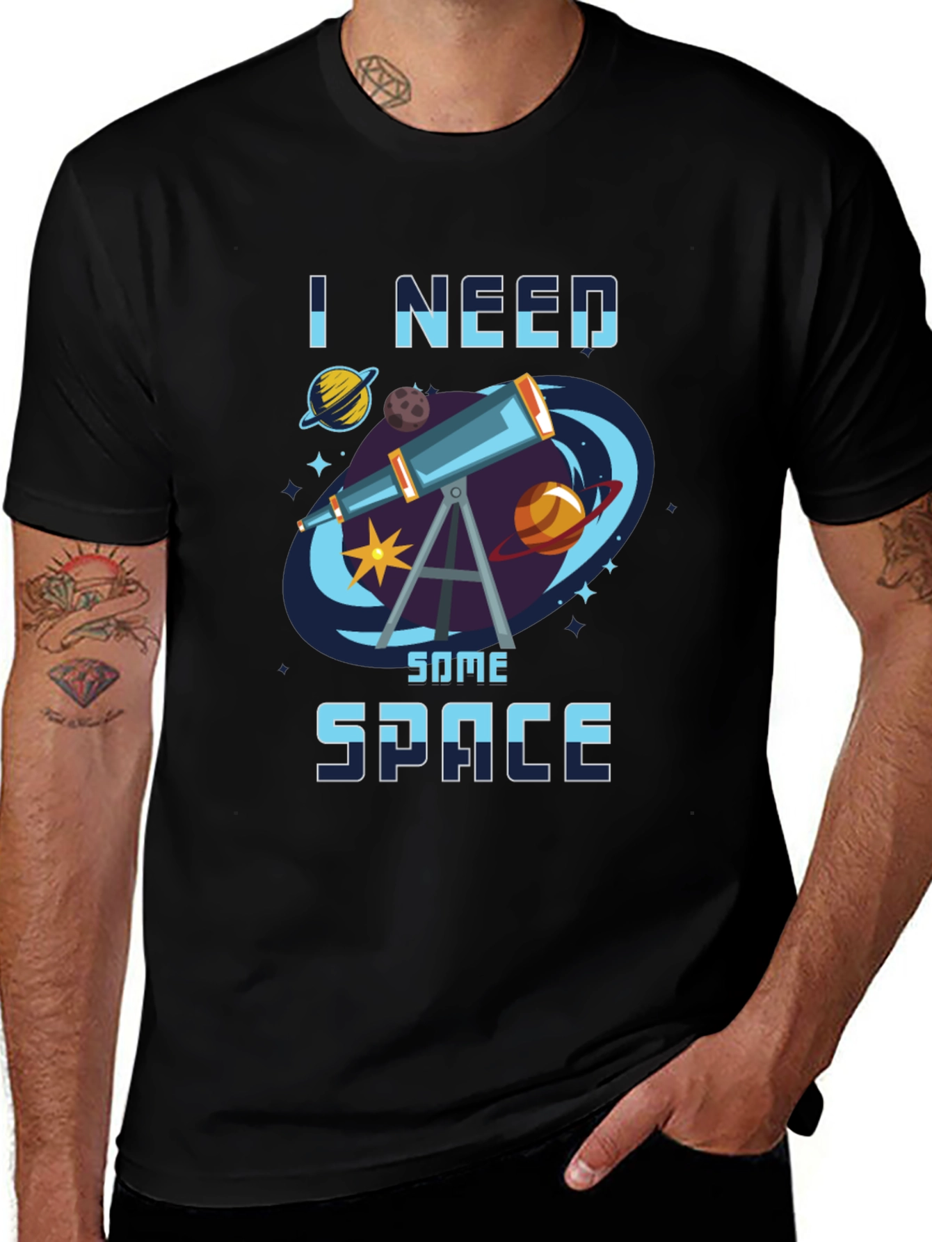 Variant 12 of I Need Some Space Graphic T-Shirt