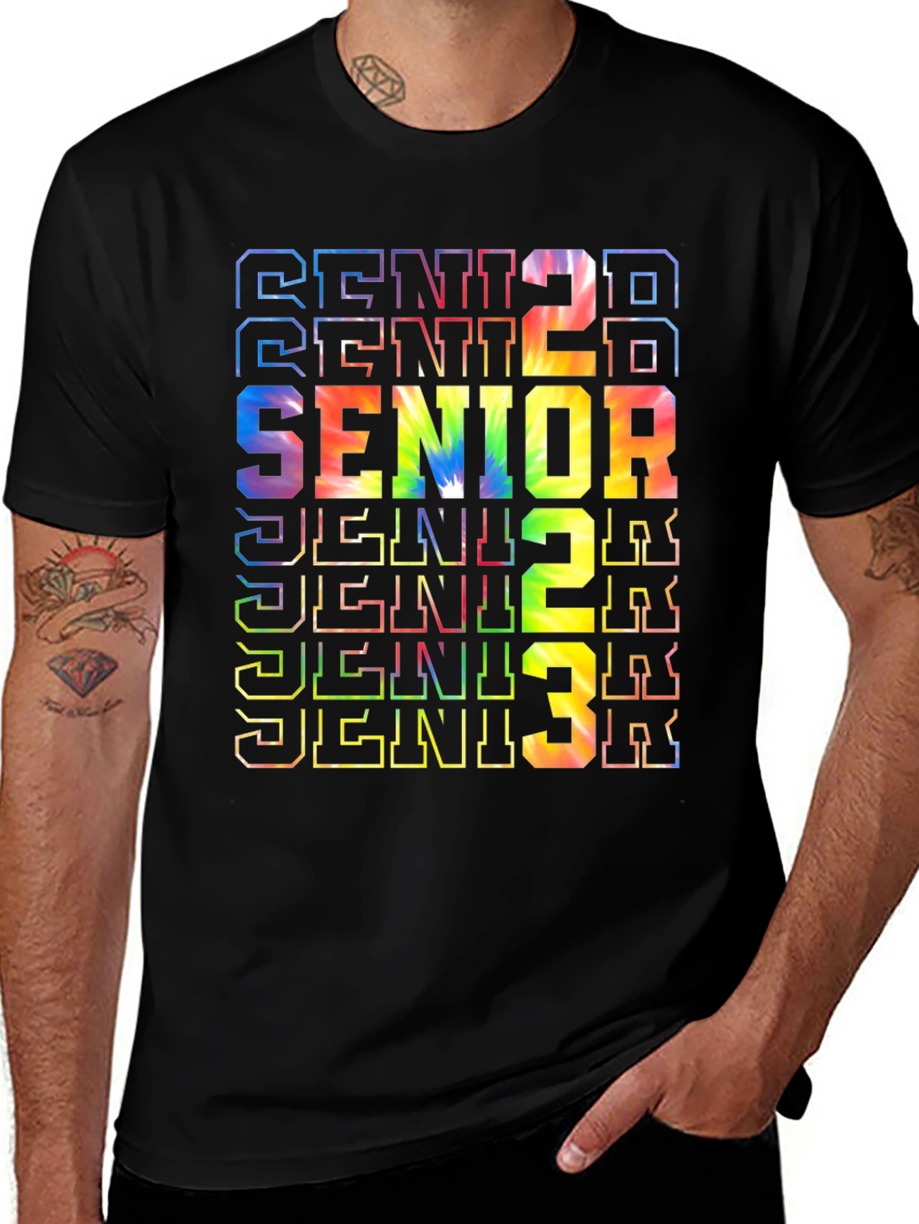 Variant 19 of Senior 2023 Tie Dye T-Shirt