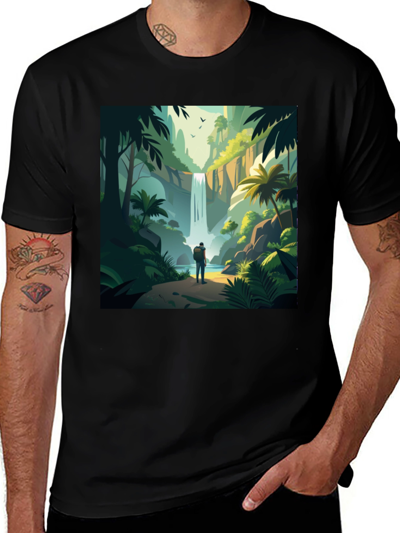 Jungle Waterfall T-Shirt
