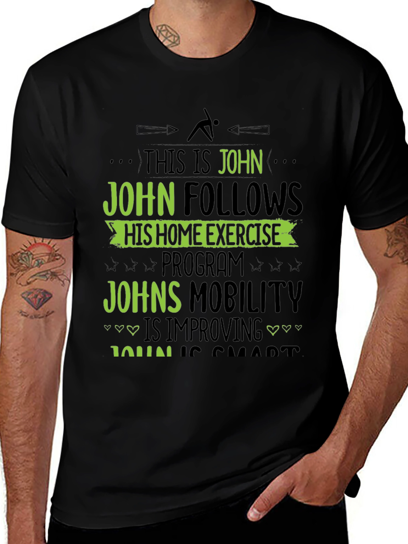 John's Home Exercise T-Shirt