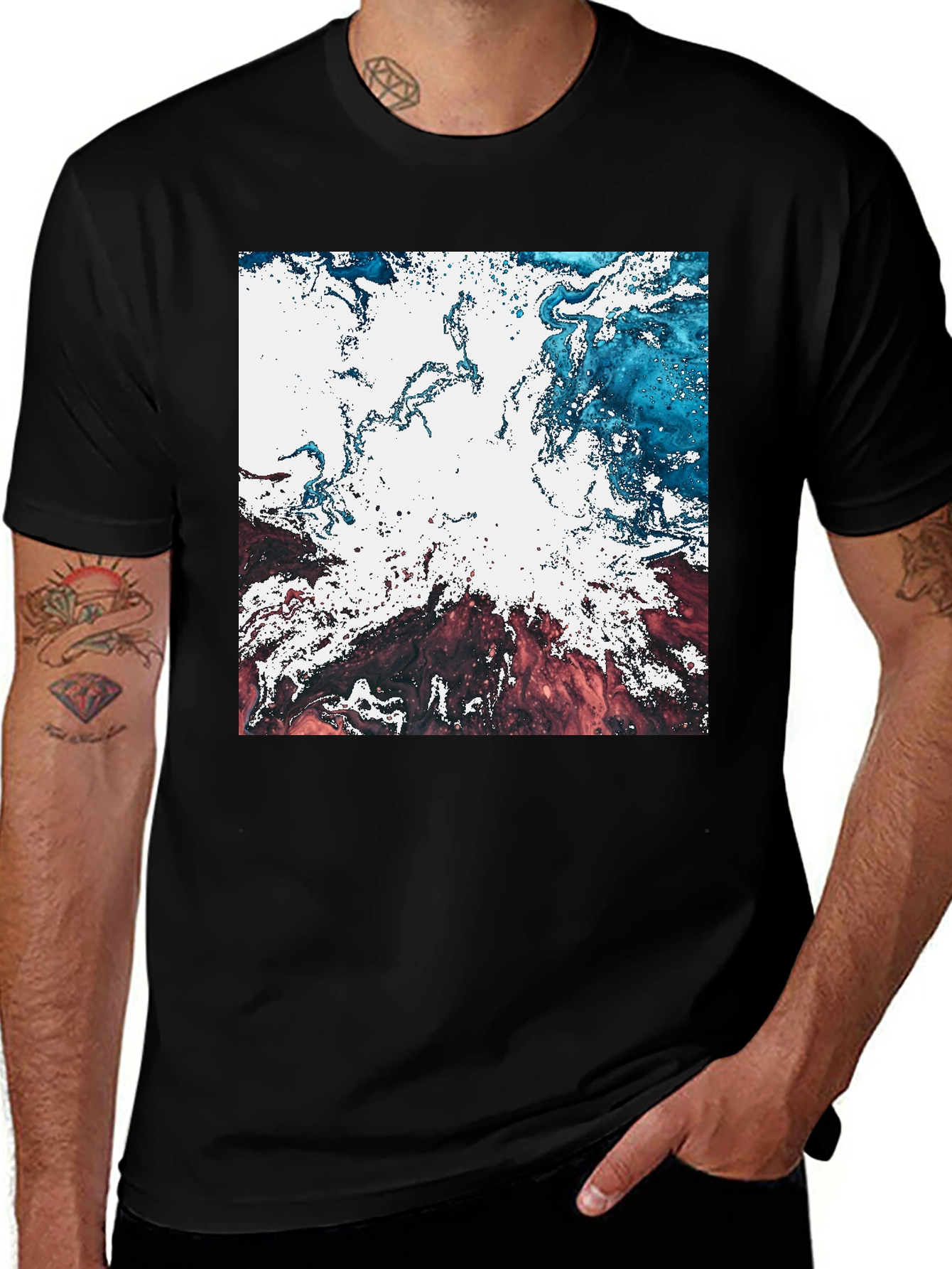 Variant 27 of Abstract Art T-Shirt - Unique Graphic Tee
