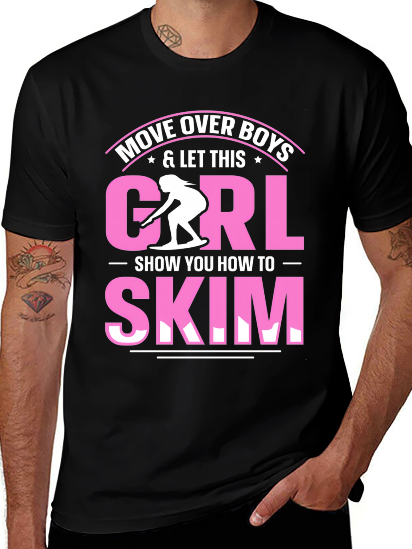 Variant 12 of Move Over Boys Skim T-Shirt