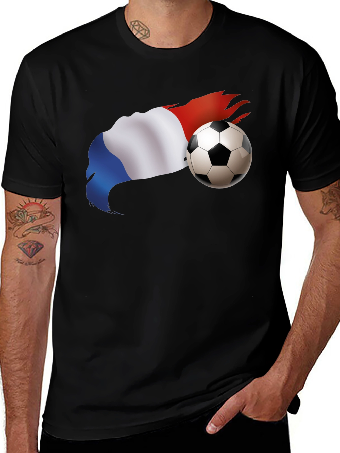 Variant 21 of France Soccer T-Shirt - Stylish Fan Apparel
