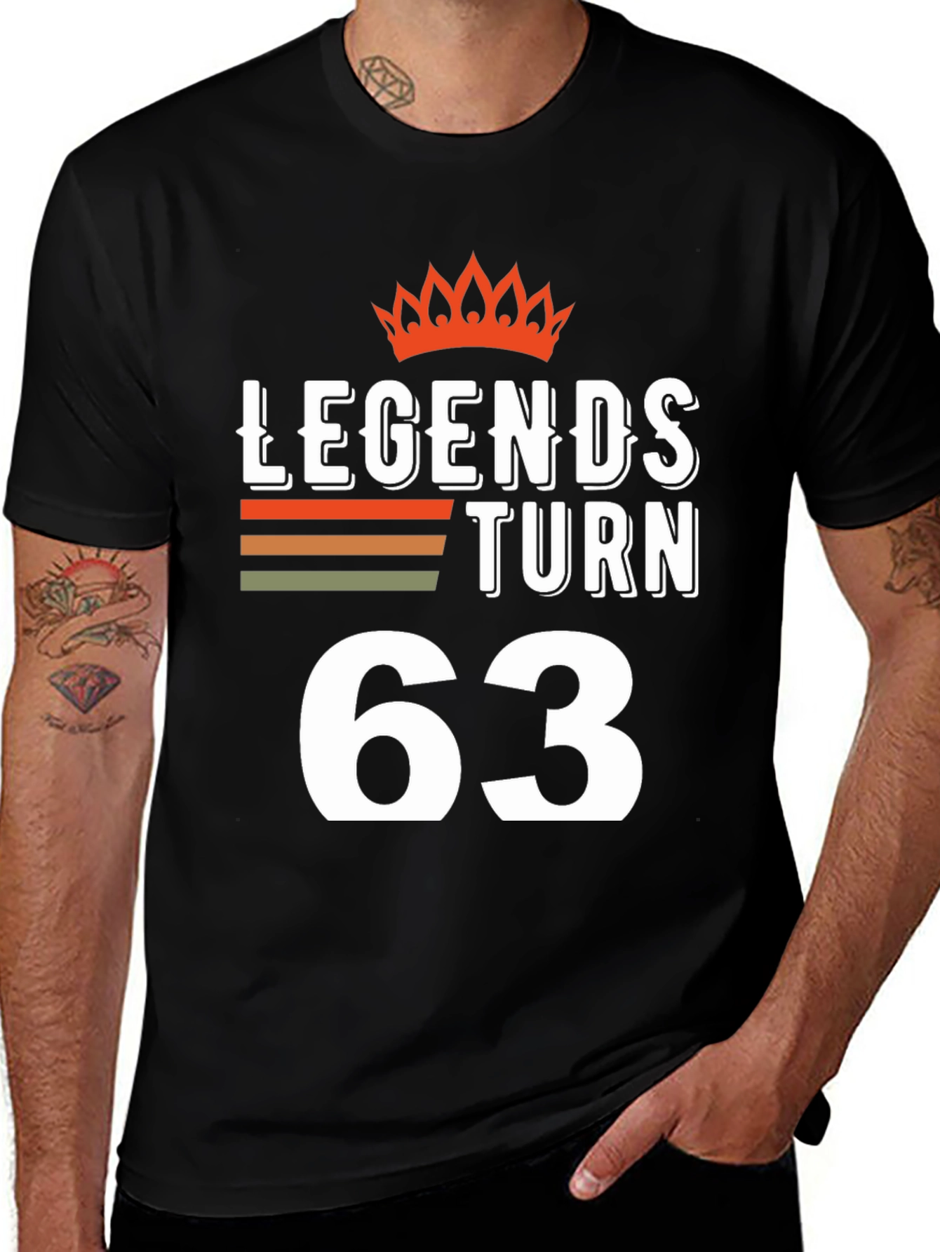 Variant 12 of Legends Turn 63 T-Shirt - Birthday Gift