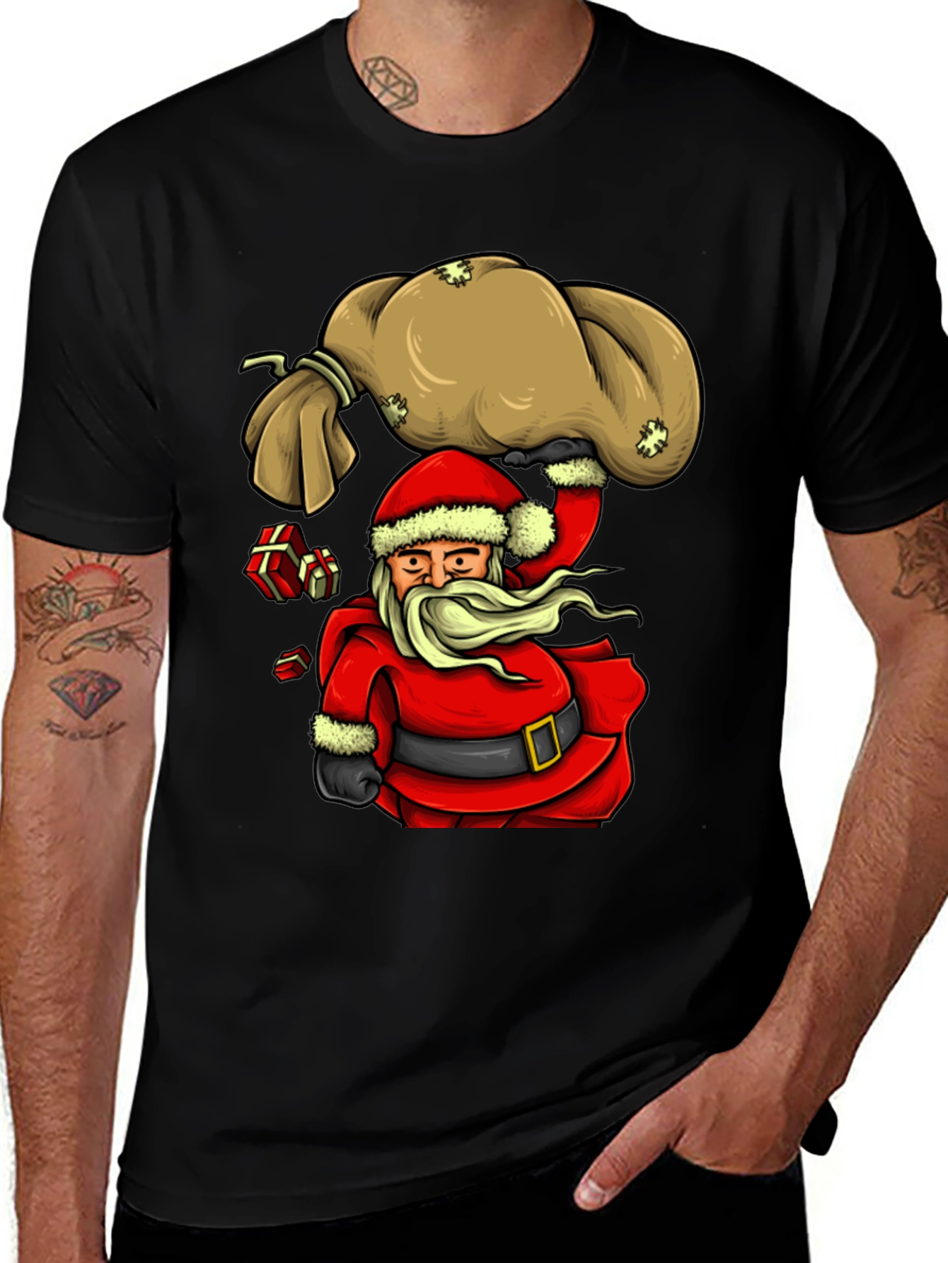 Santa Sack T-Shirt - Holiday Gift Tee