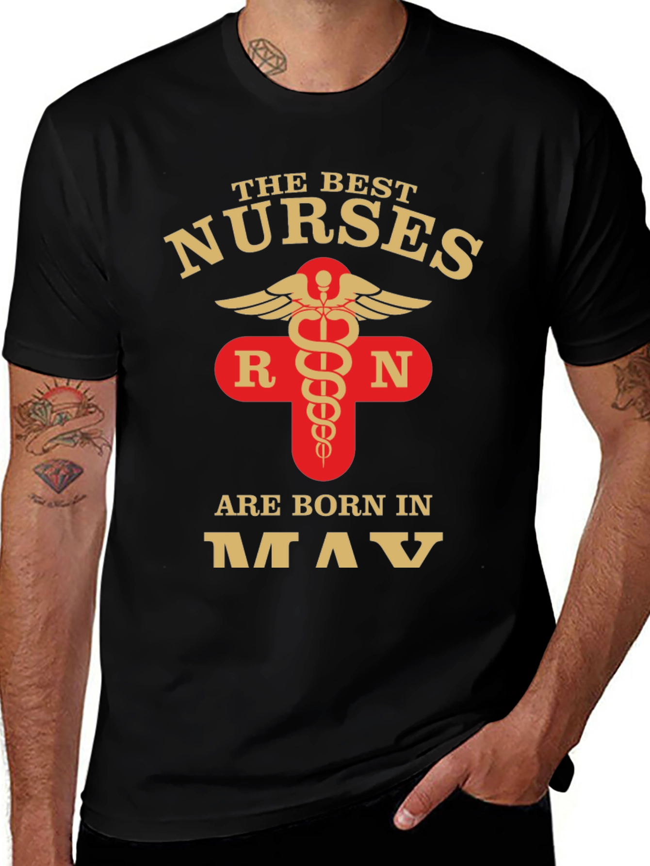 Variant 5 of Nurses Born in May T-Shirt