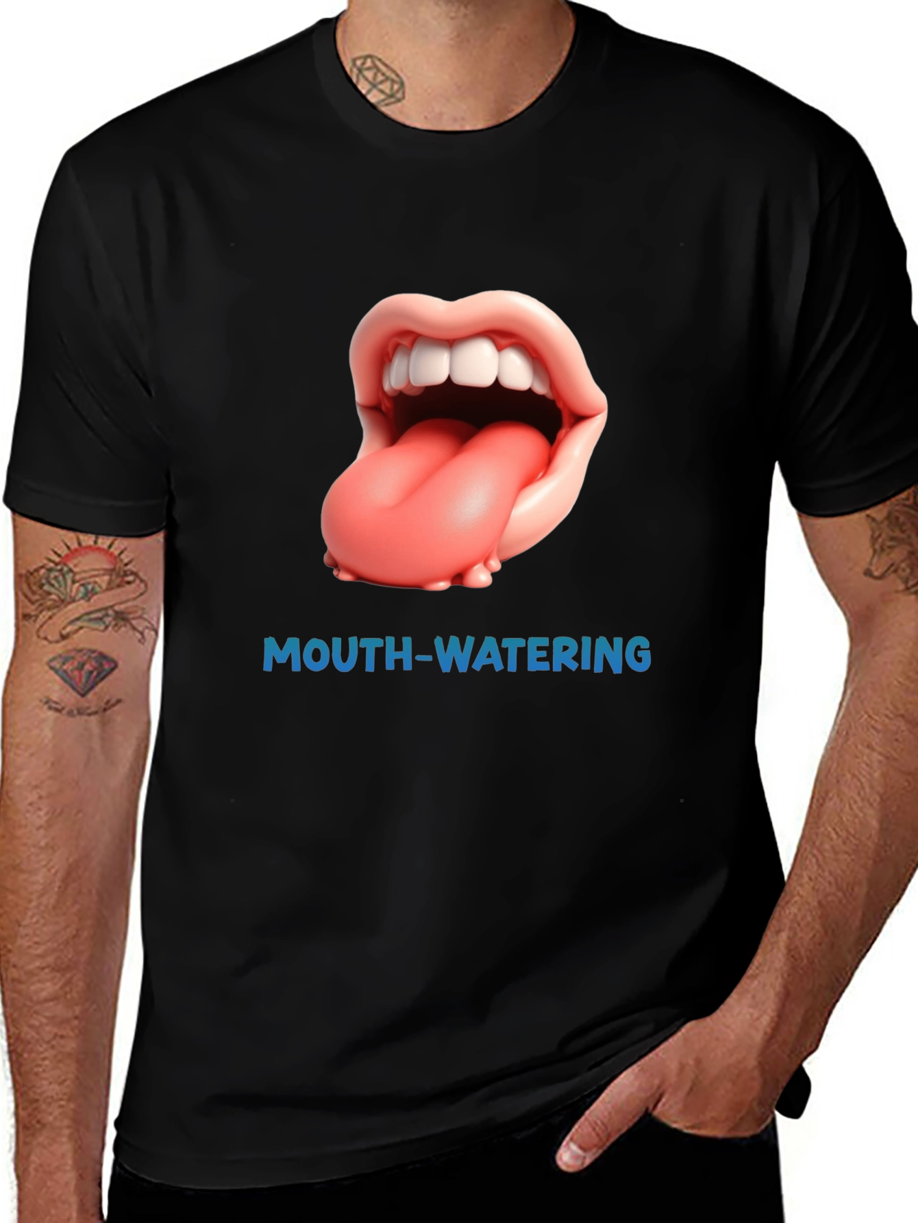 Variant 21 of Mouth-Watering Tongue T-Shirt