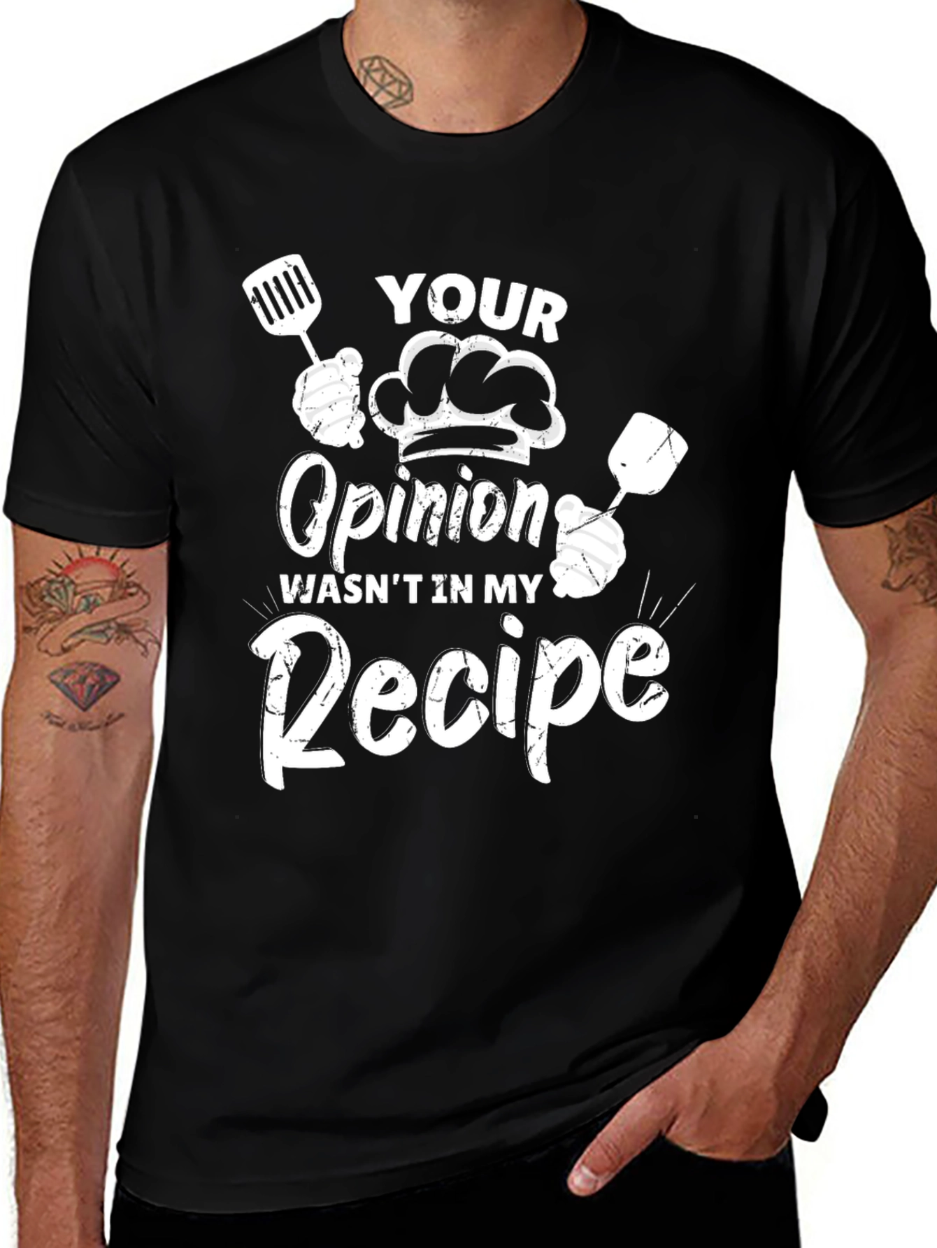 Variant 25 of Chef's Opinion T-Shirt - Recipe Humor