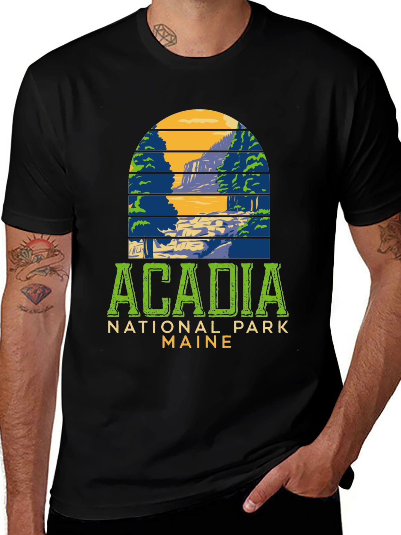 Acadia National Park Maine Graphic Tee