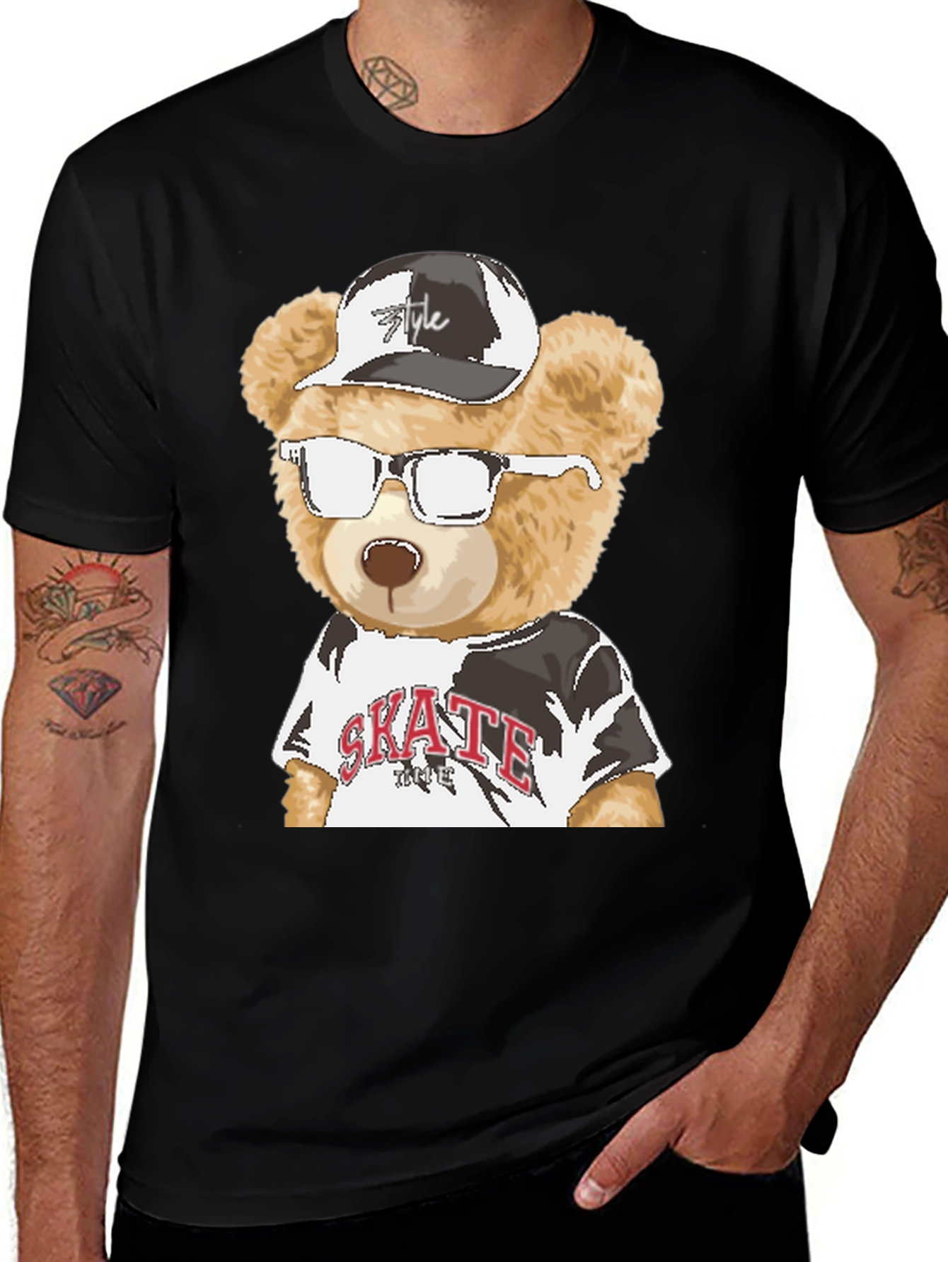 Variant 7 of Teddy Bear Skate T-Shirt