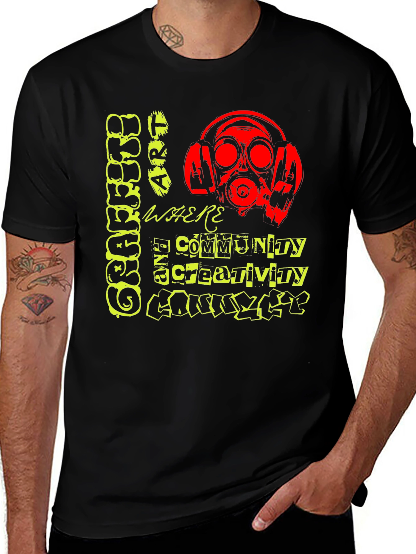 Graffiti Art T-Shirt - Community & Creativity
