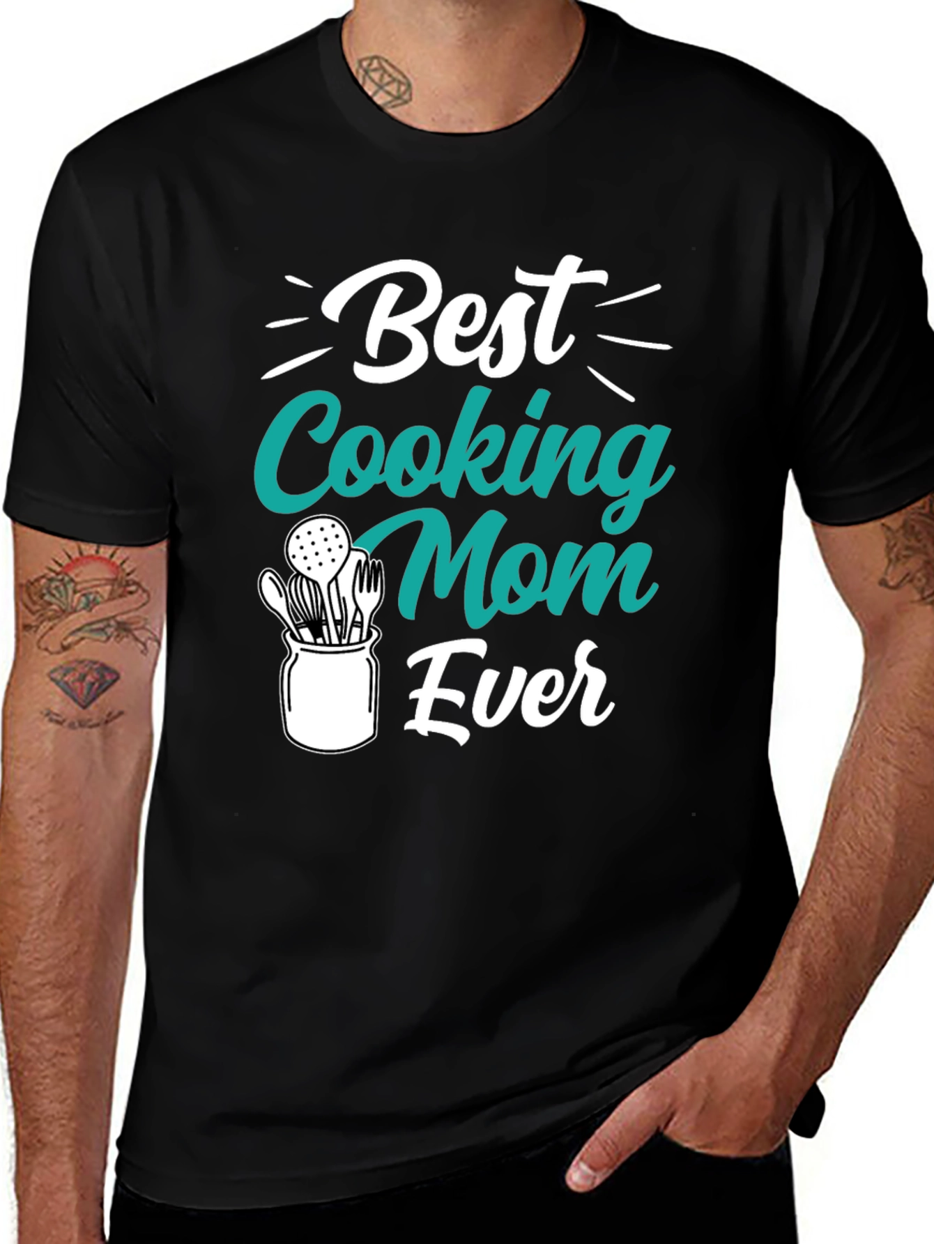 Variant 8 of Best Cooking Mom Ever T-Shirt