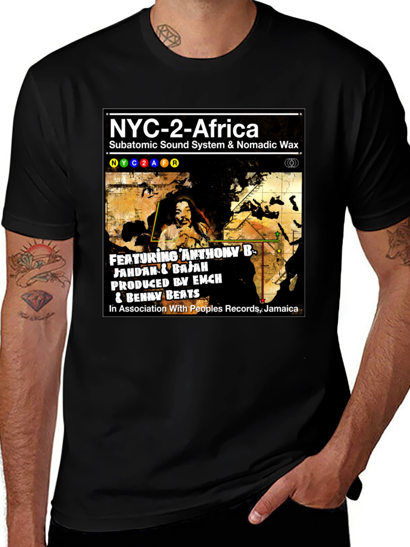 Variant 5 of NYC-2-Africa Graphic T-Shirt