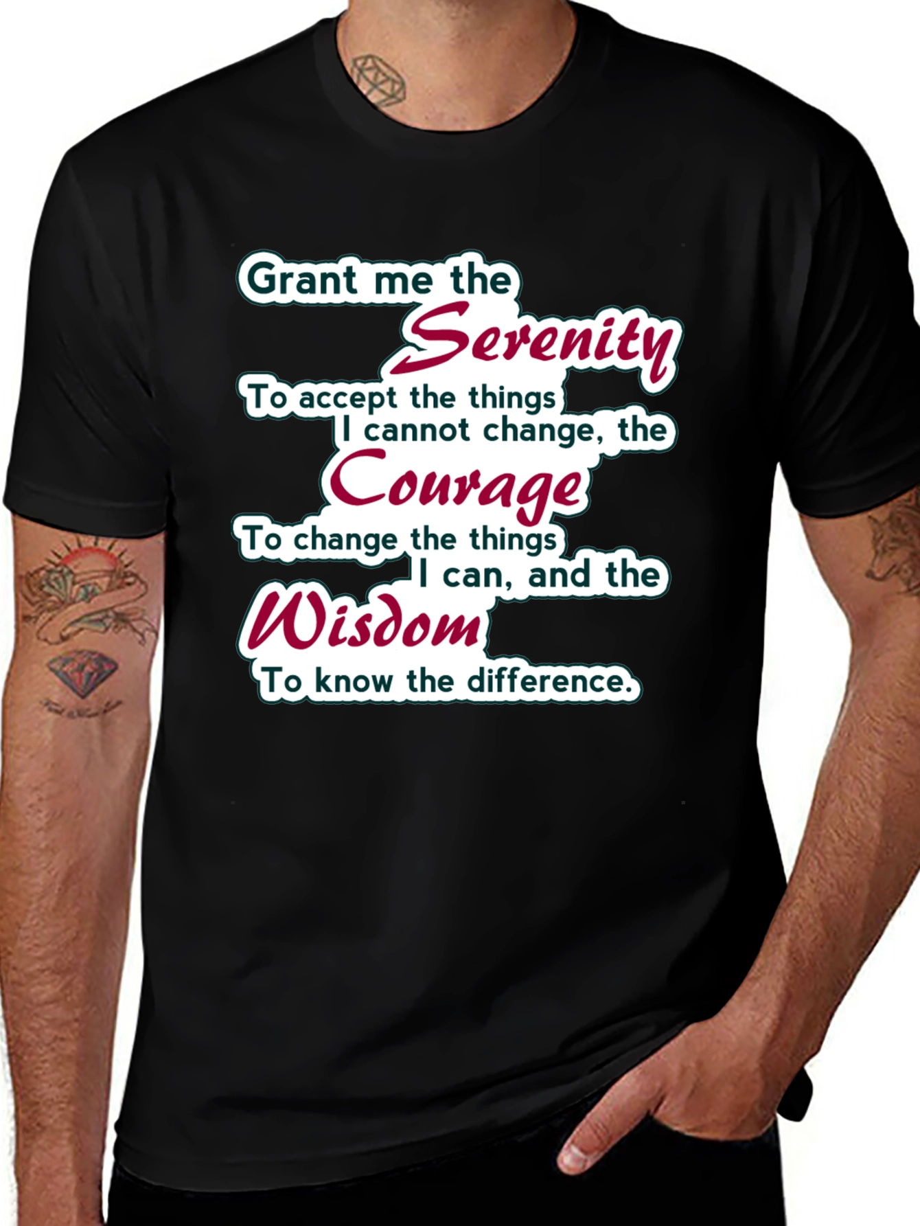 Serenity Prayer Graphic T-Shirt