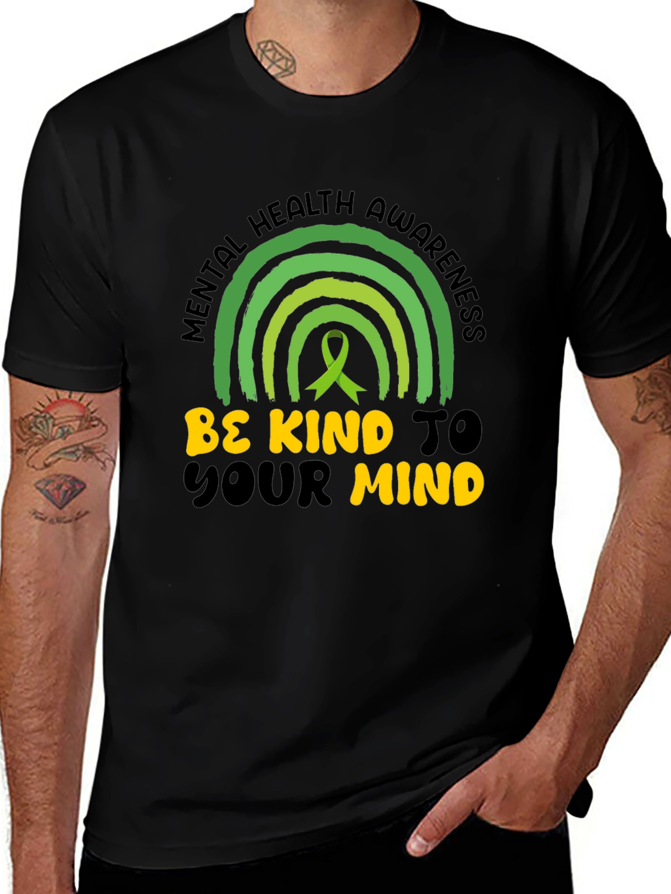 Variant 7 of Mental Health Awareness T-Shirt - Be Kind To Your Mind