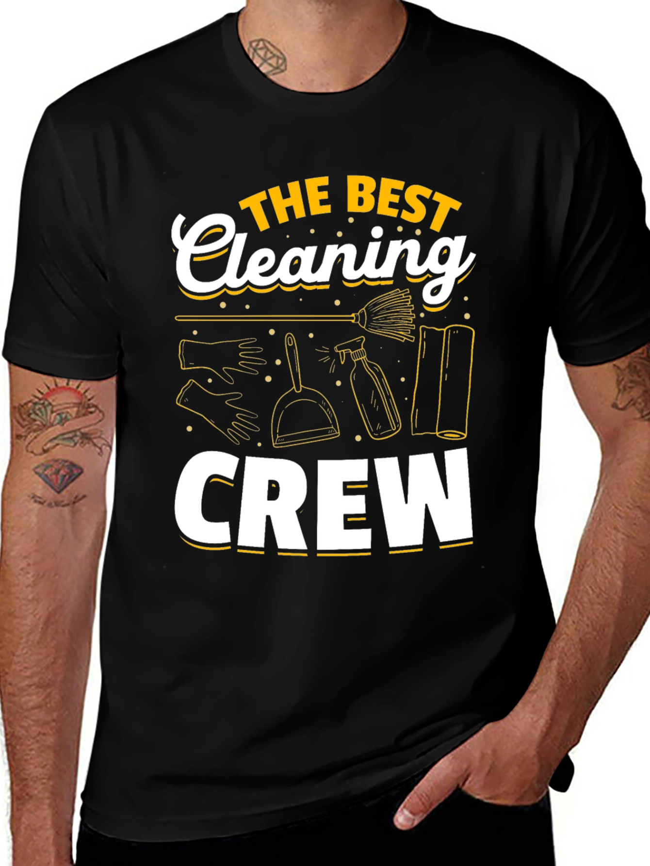 The Best Cleaning Crew Graphic T-Shirt