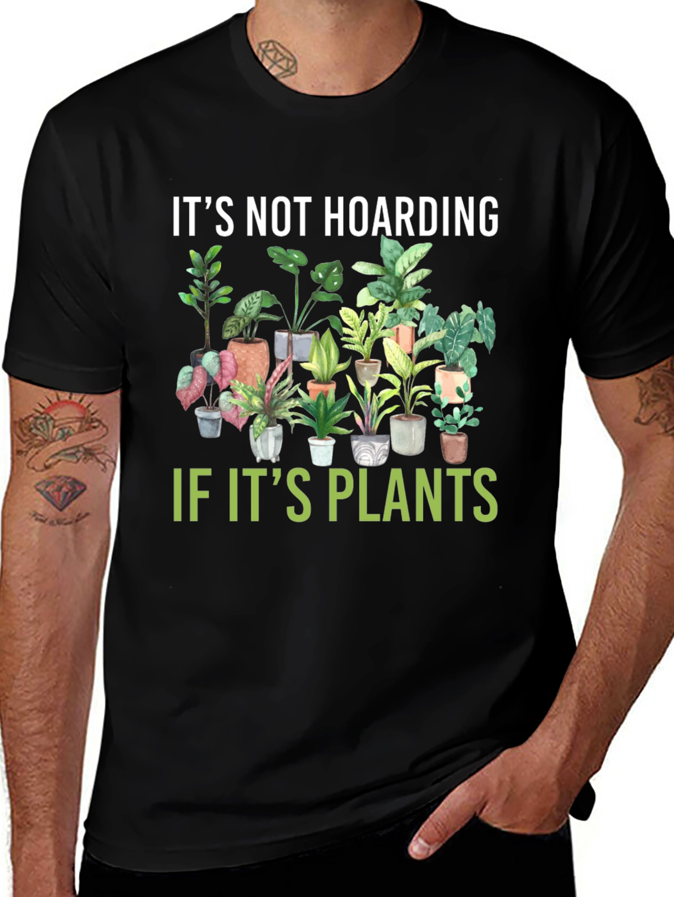 Variant 11 of It's Not Hoarding If It's Plants T-Shirt