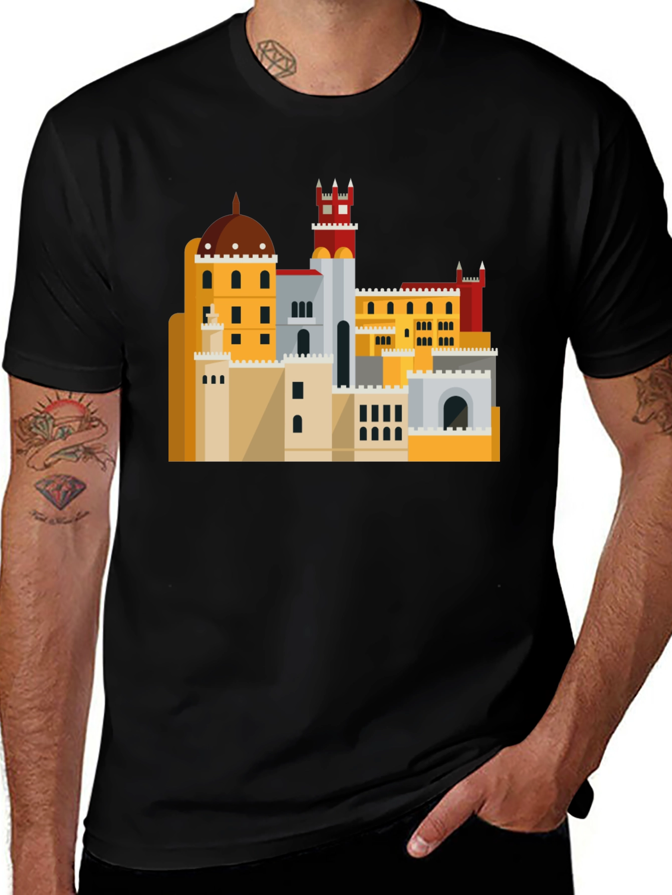 Variant 16 of Architectural Landmark Graphic Tee