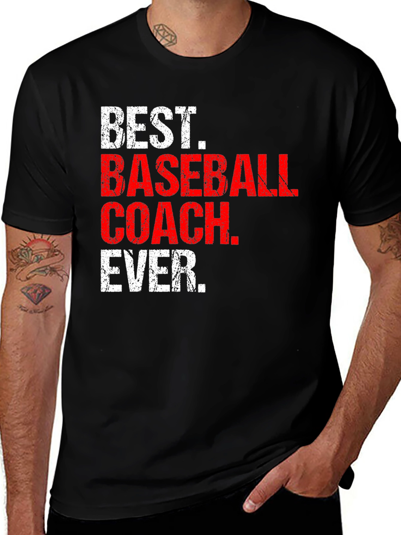Variant 24 of Best Baseball Coach Ever T-Shirt