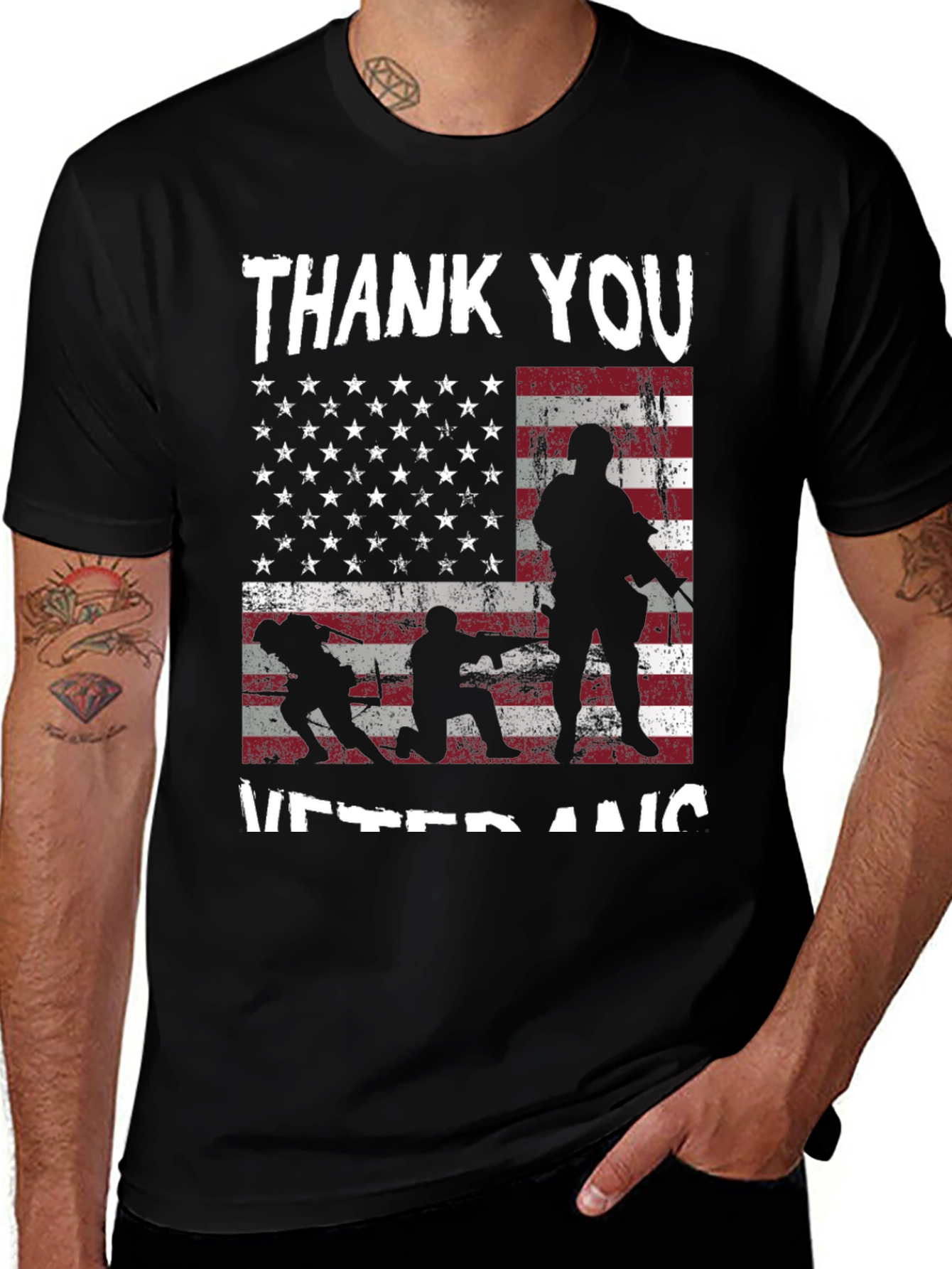 Variant 9 of Thank You Veterans T-Shirt