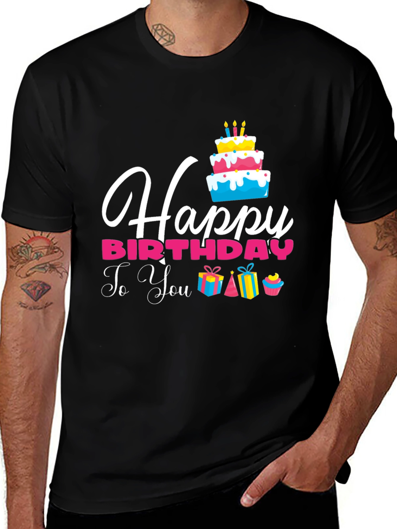 Variant 17 of Happy Birthday T-Shirt