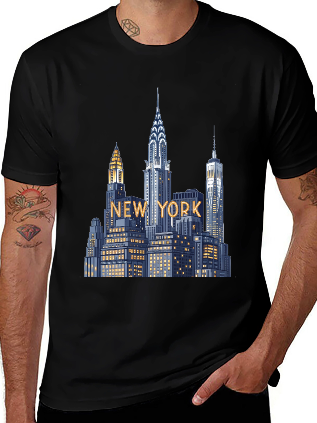 Variant 16 of New York Cityscape Graphic Tee