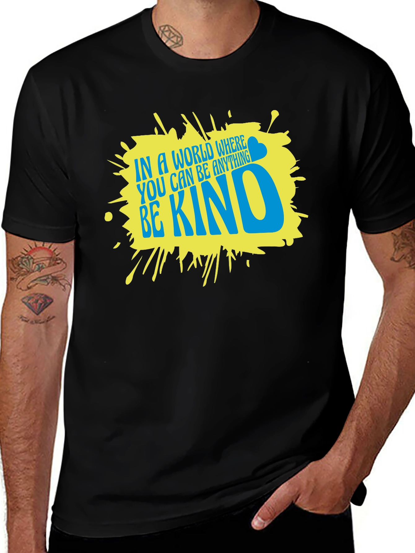 Variant 6 of Be Kind Graphic Tee - Positive Message Shirt