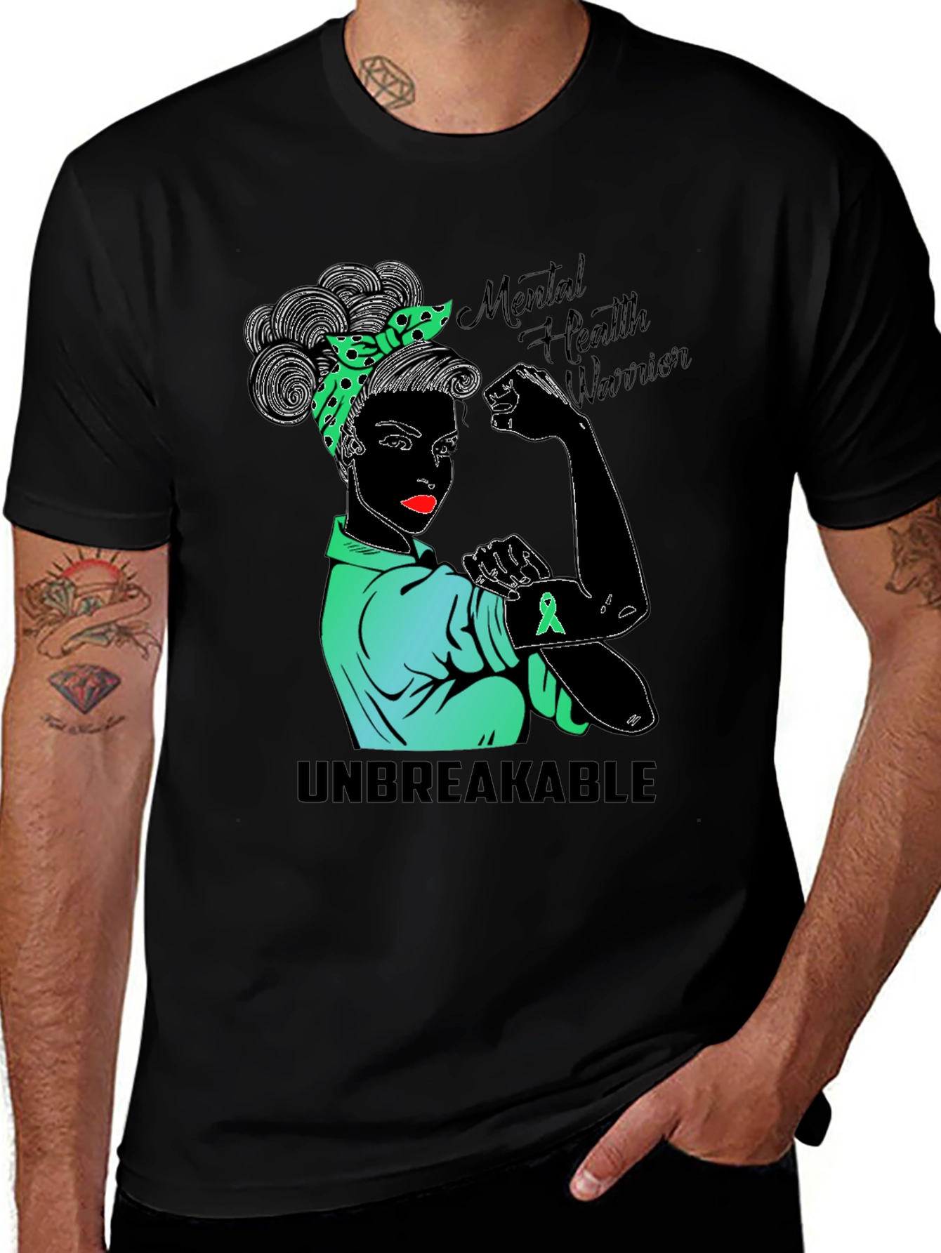 Variant 21 of Mental Health Warrior T-Shirt