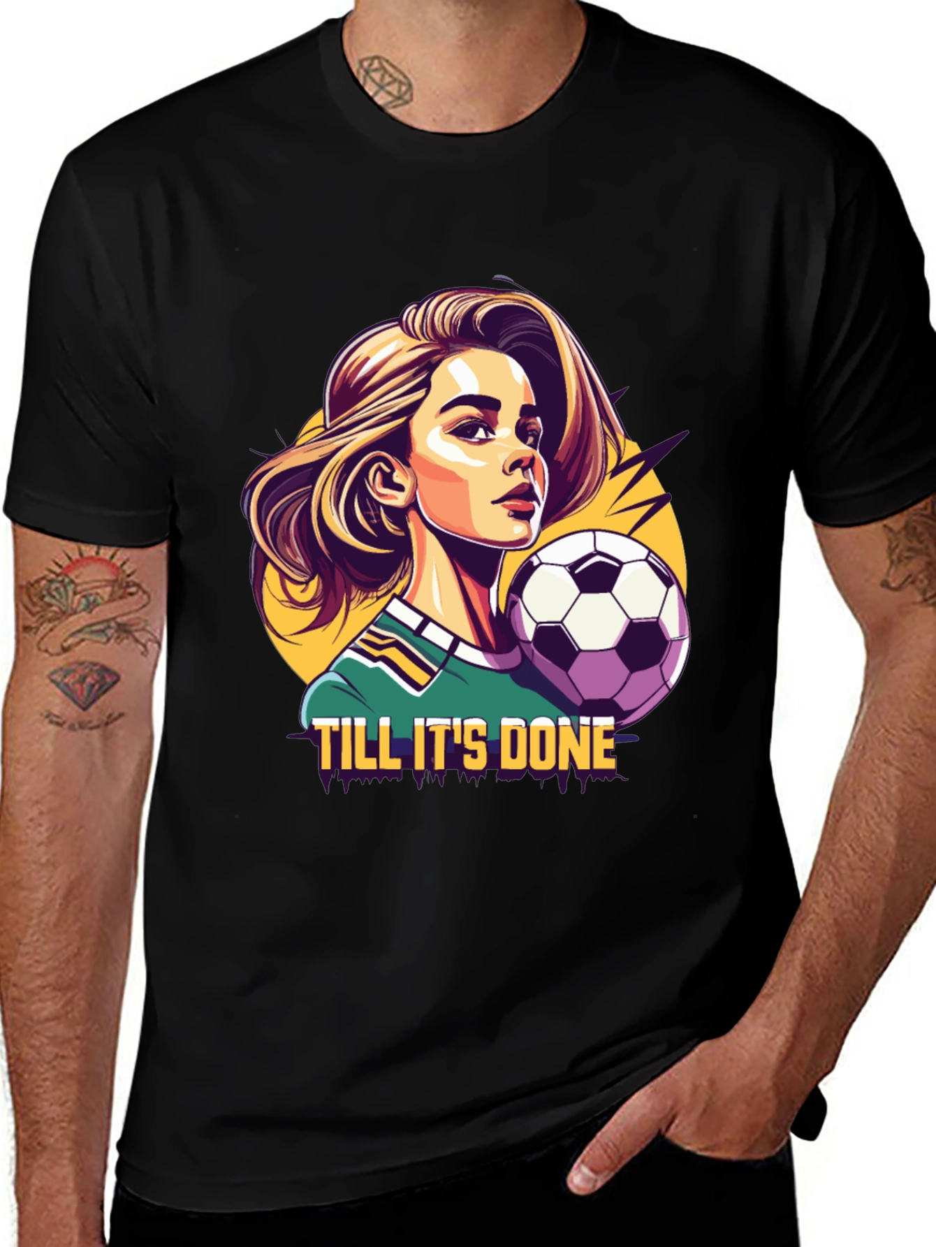 Variant 27 of Till It's Done Soccer Tee