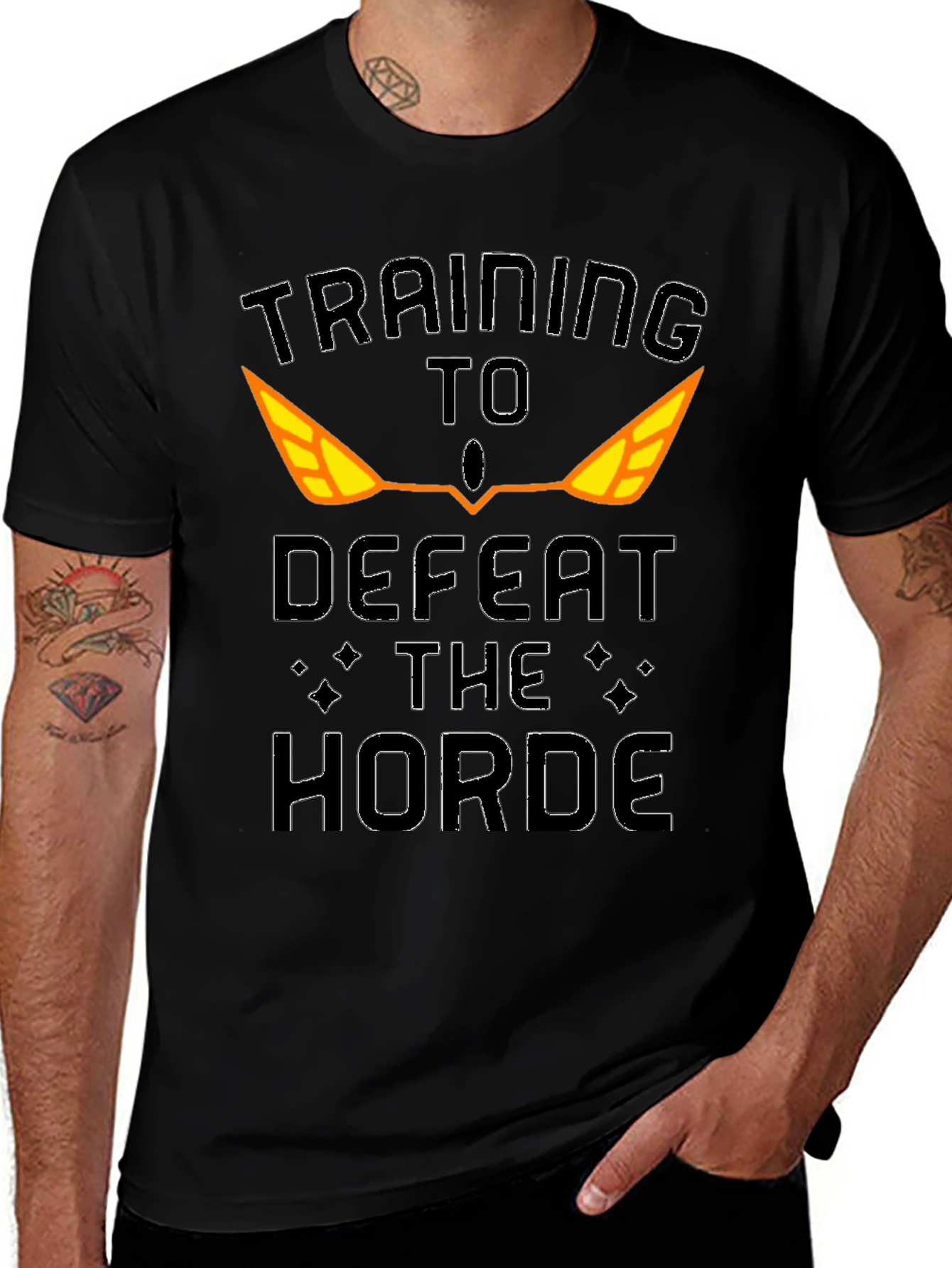 Training To Defeat The Horde Graphic T-Shirt