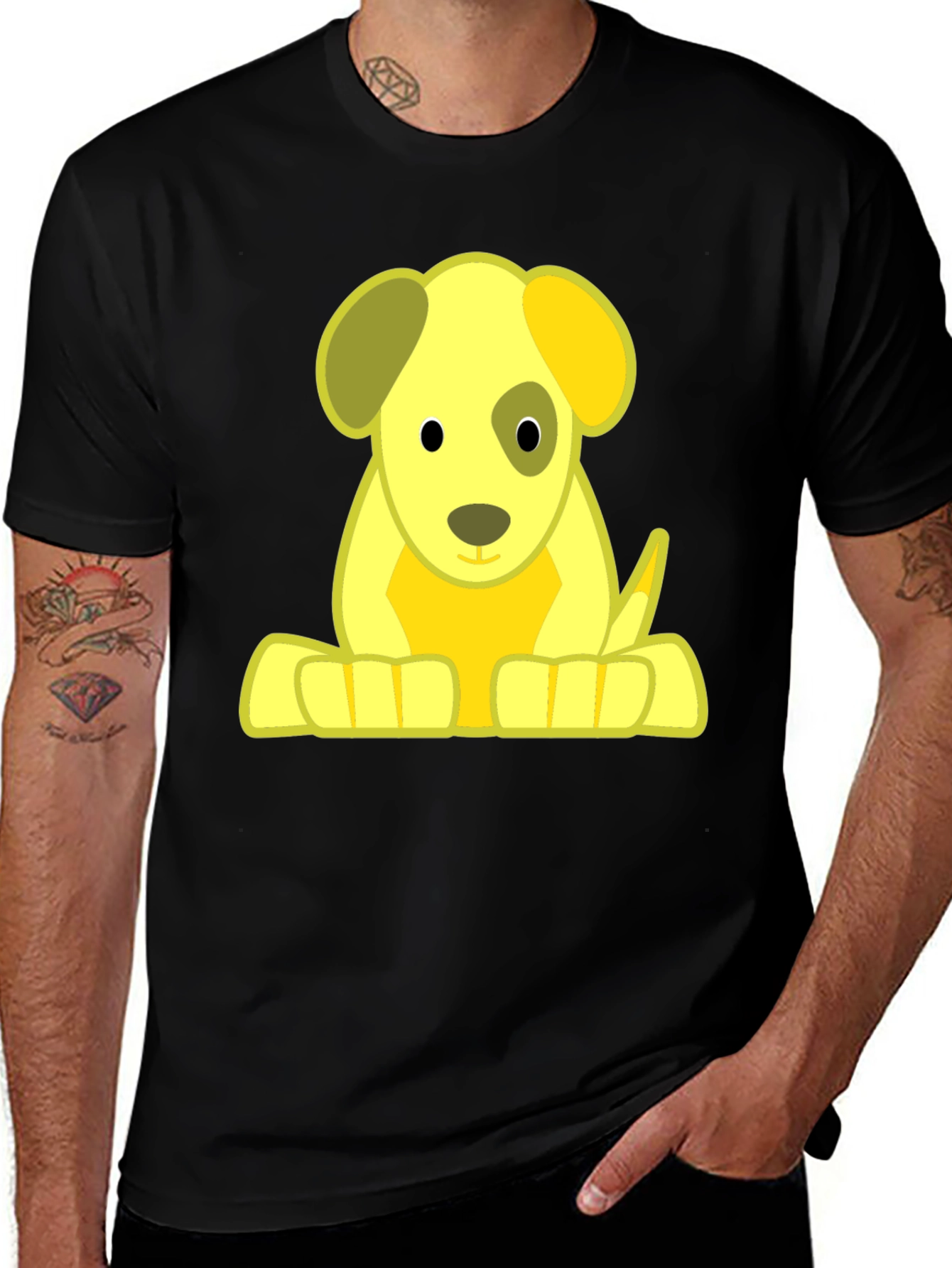 Variant 24 of Cartoon Puppy Graphic T-Shirt