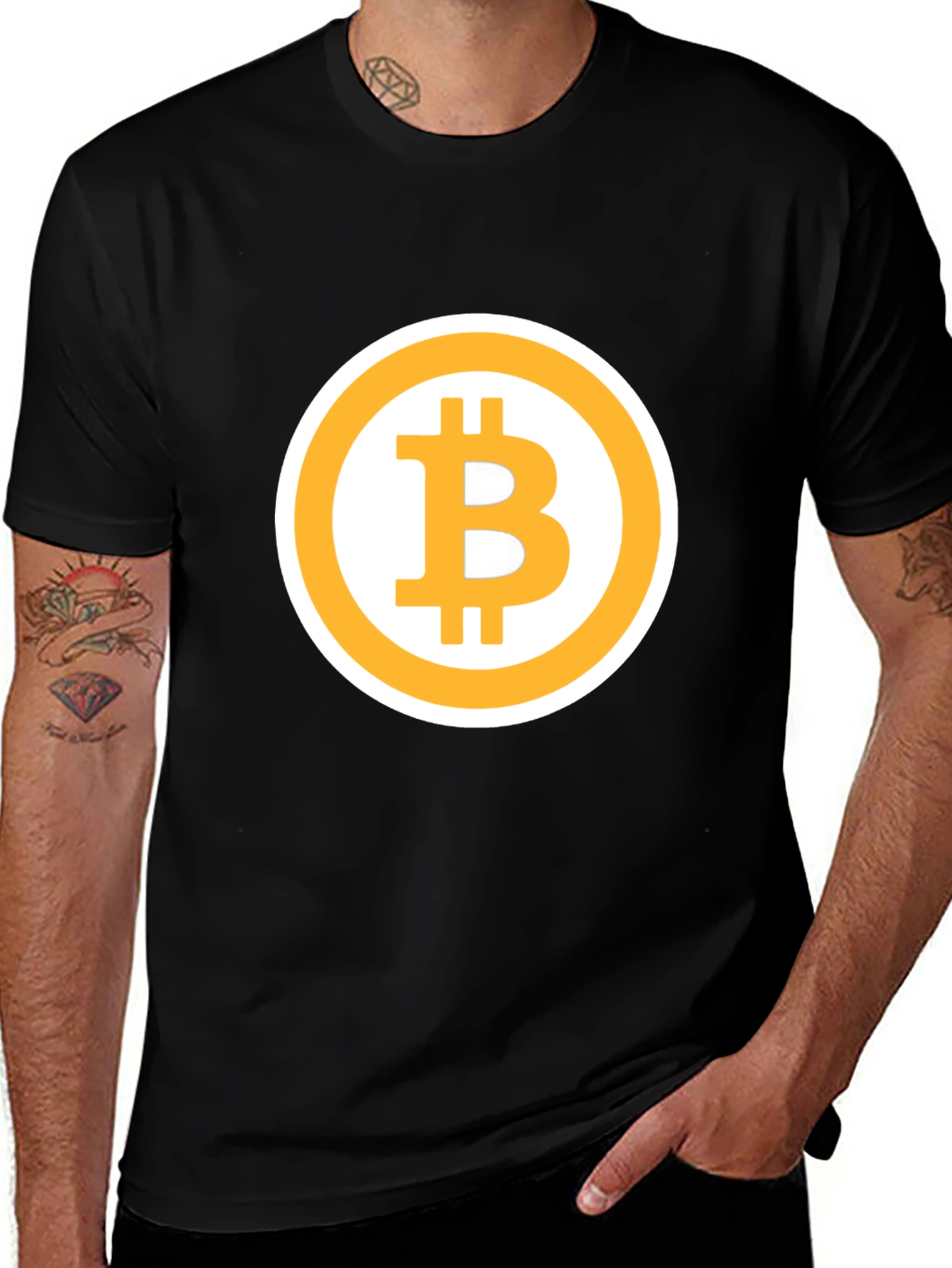 Variant 3 of Bitcoin Logo Graphic Tee - Crypto Currency T-Shirt