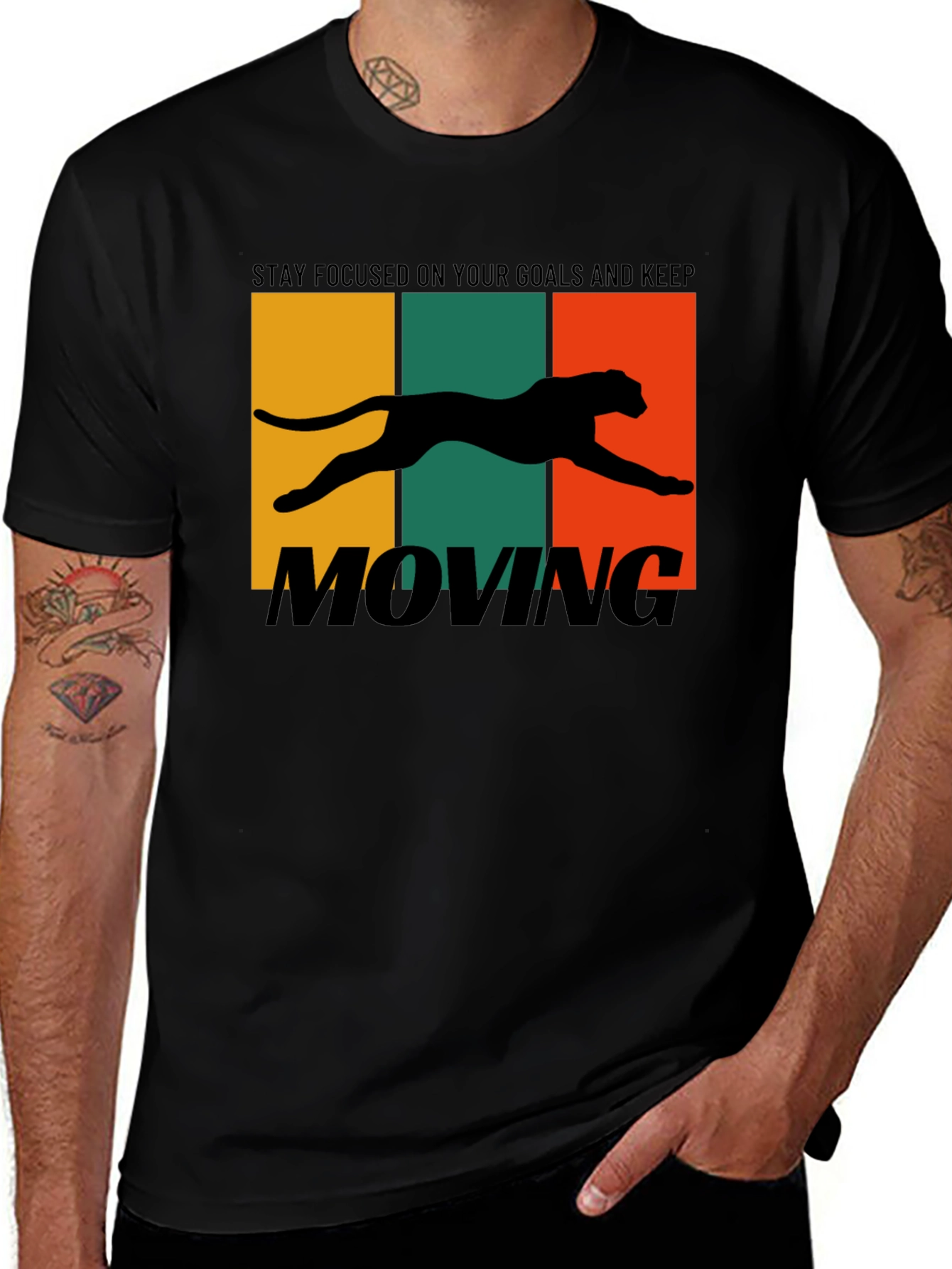 Variant 17 of Motivational Black Panther T-Shirt