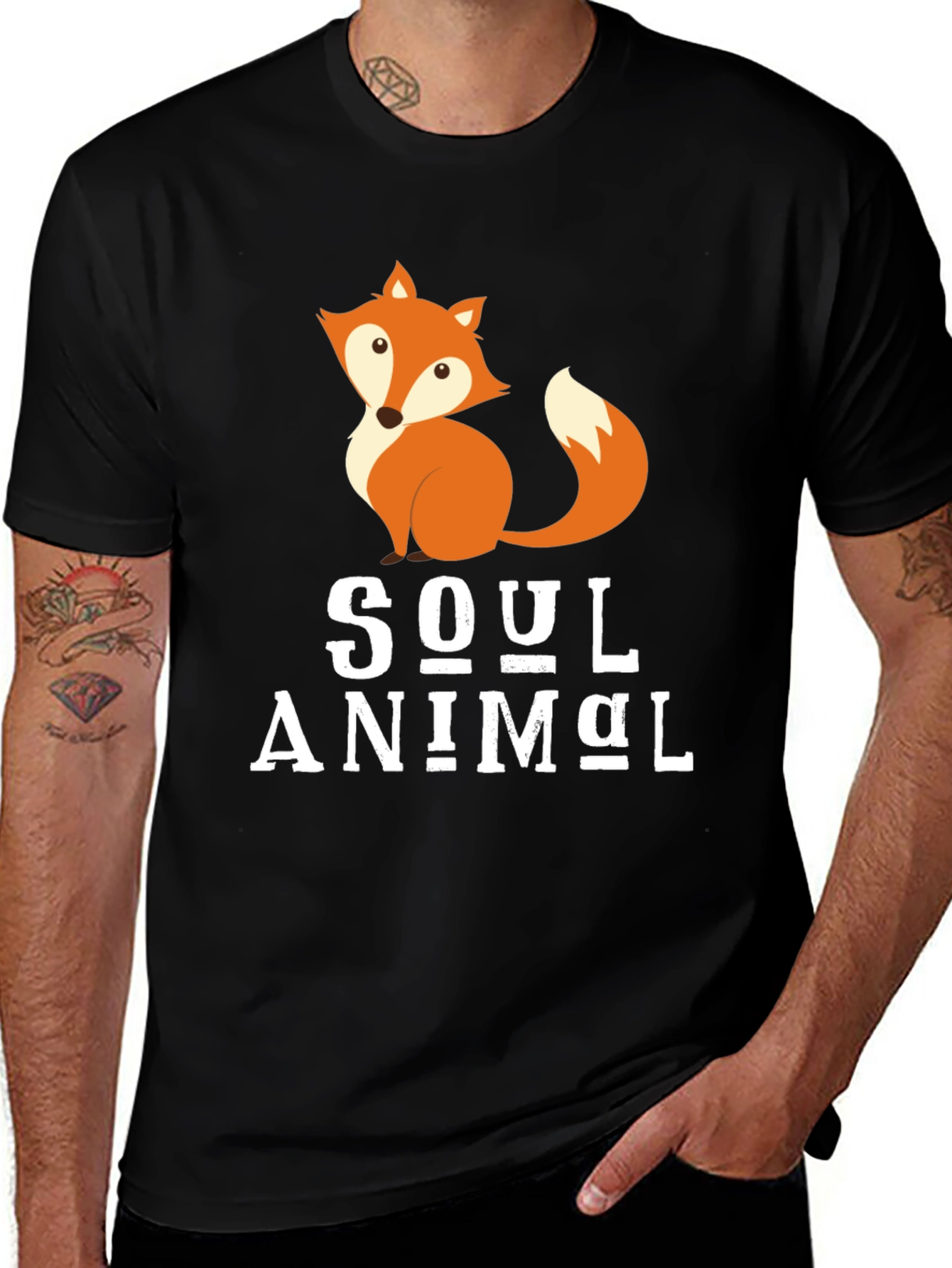 Variant 10 of Soul Animal Fox Graphic Tee