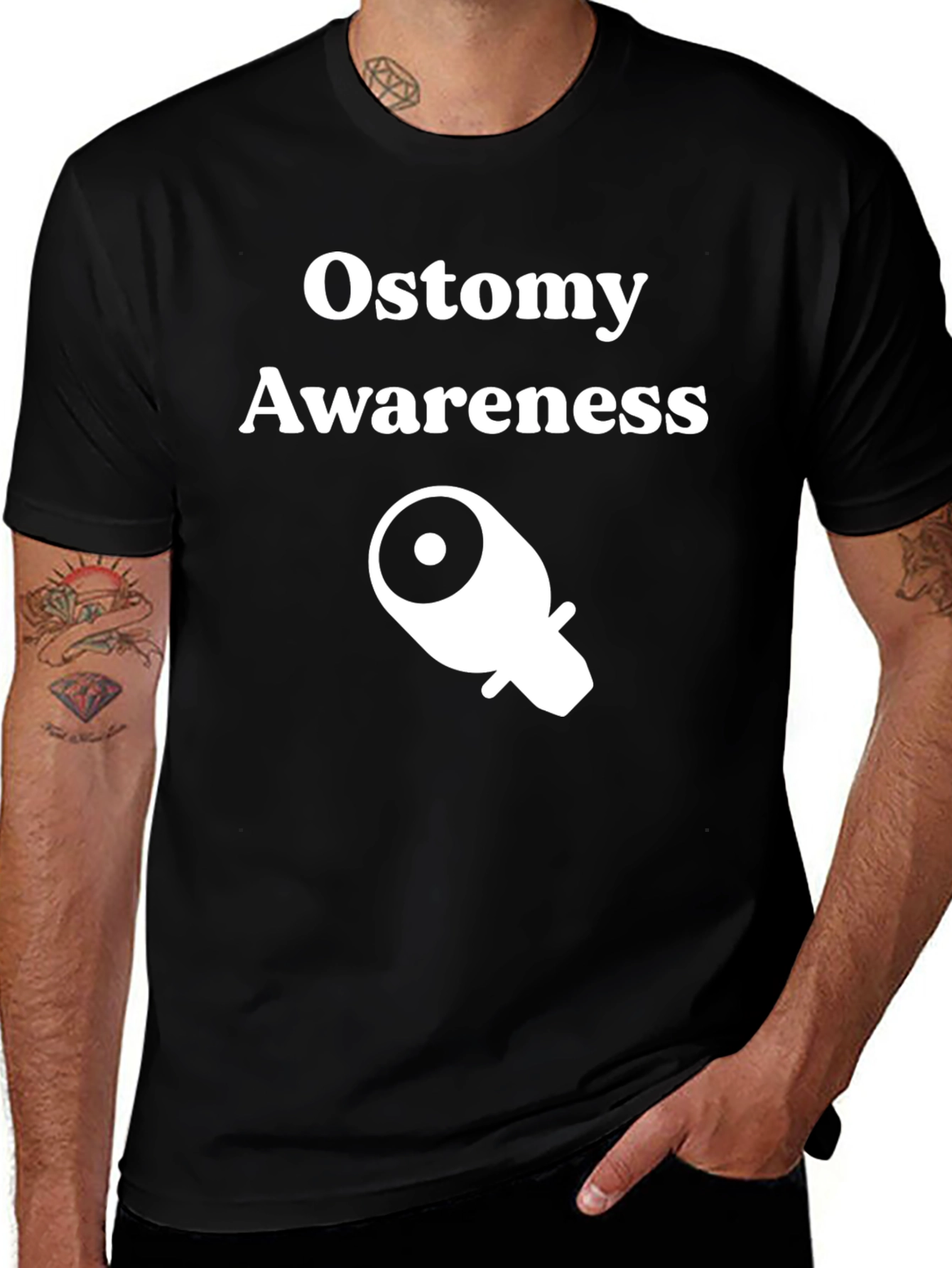 Variant 7 of Ostomy Awareness T-Shirt: Support, Comfort, and Style
