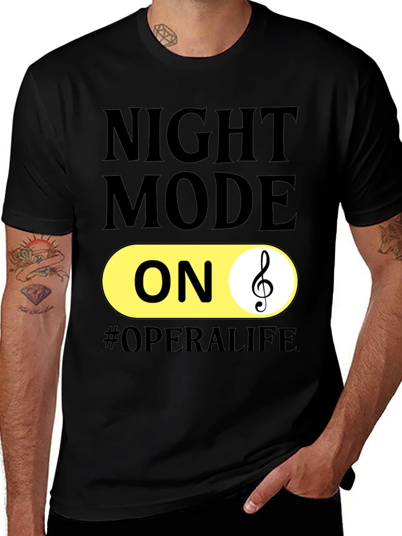 Variant 26 of Night Mode ON Opera Life T-Shirt
