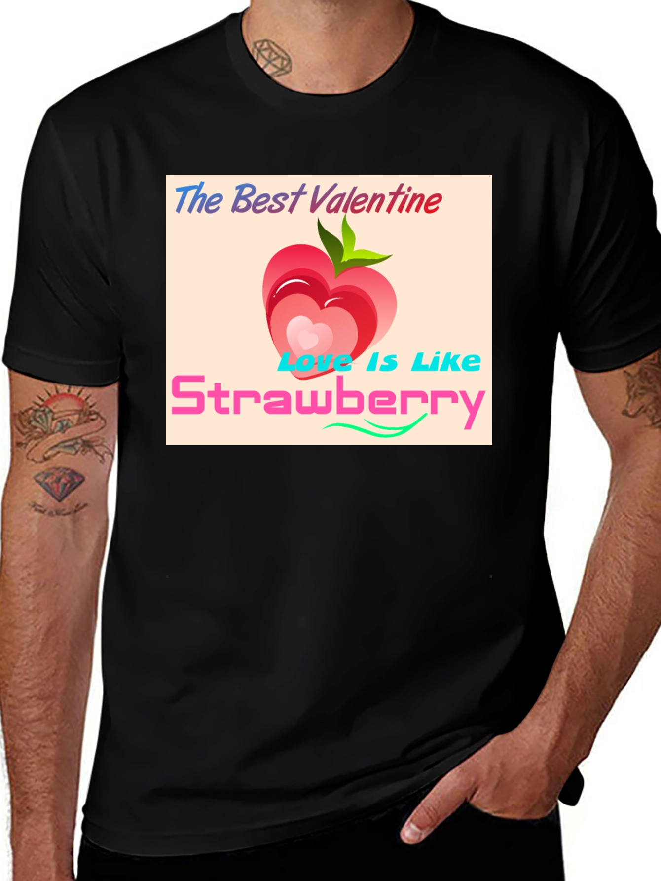 Valentine's Day Strawberry Love T-Shirt