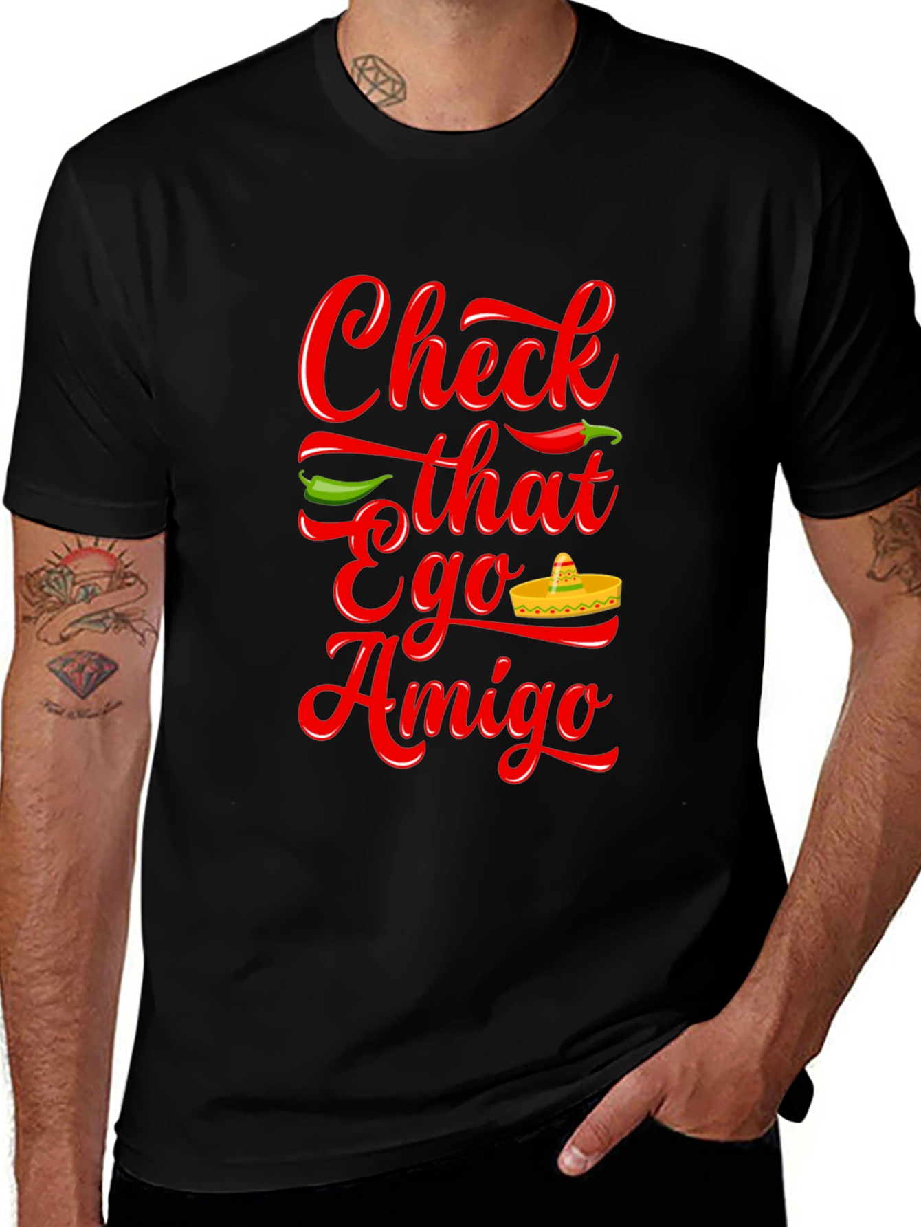 Check That Ego Amigo Graphic Tee