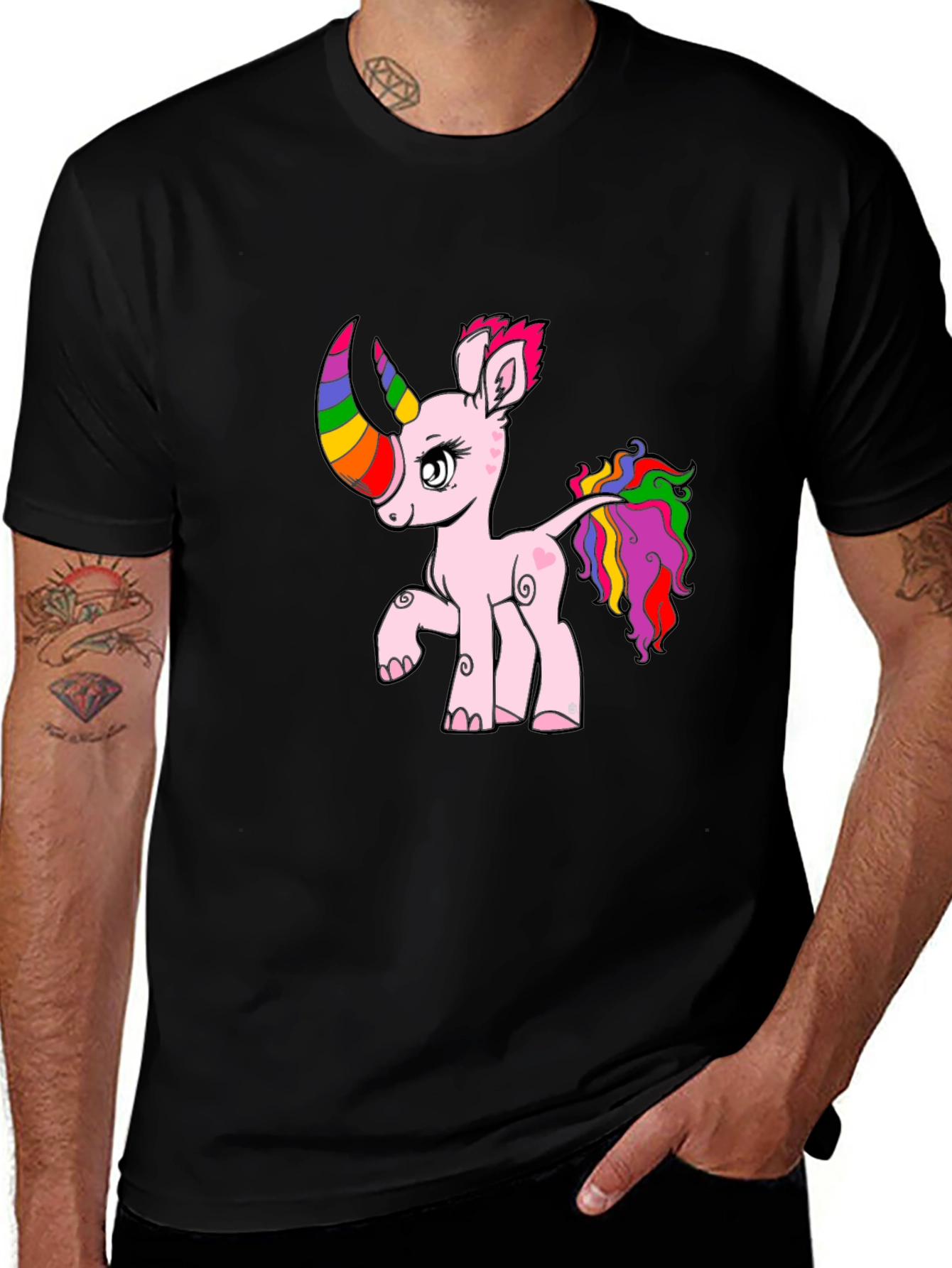 Variant 13 of Unicorn Rainbow T-Shirt