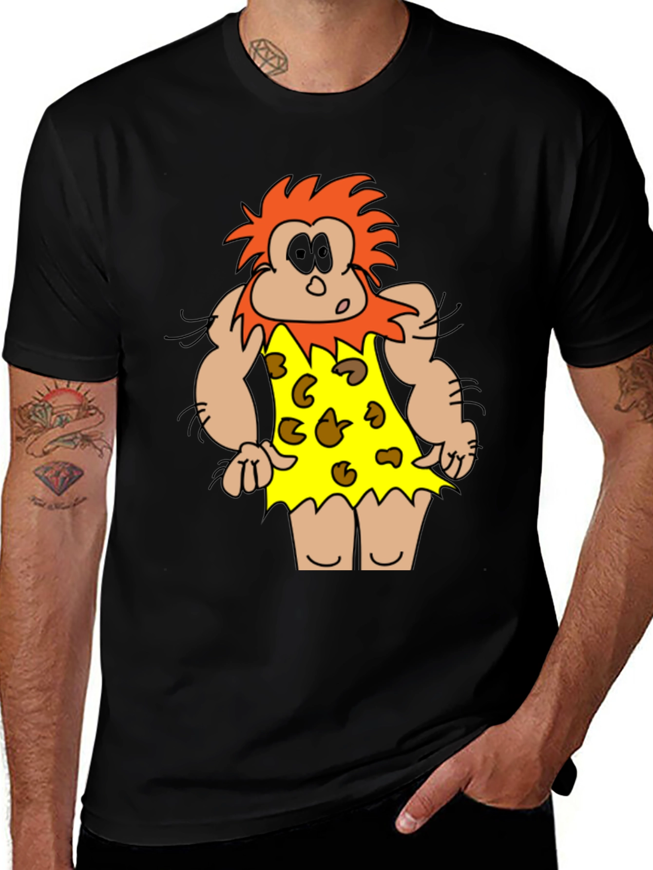 Caveman Cartoon T-Shirt