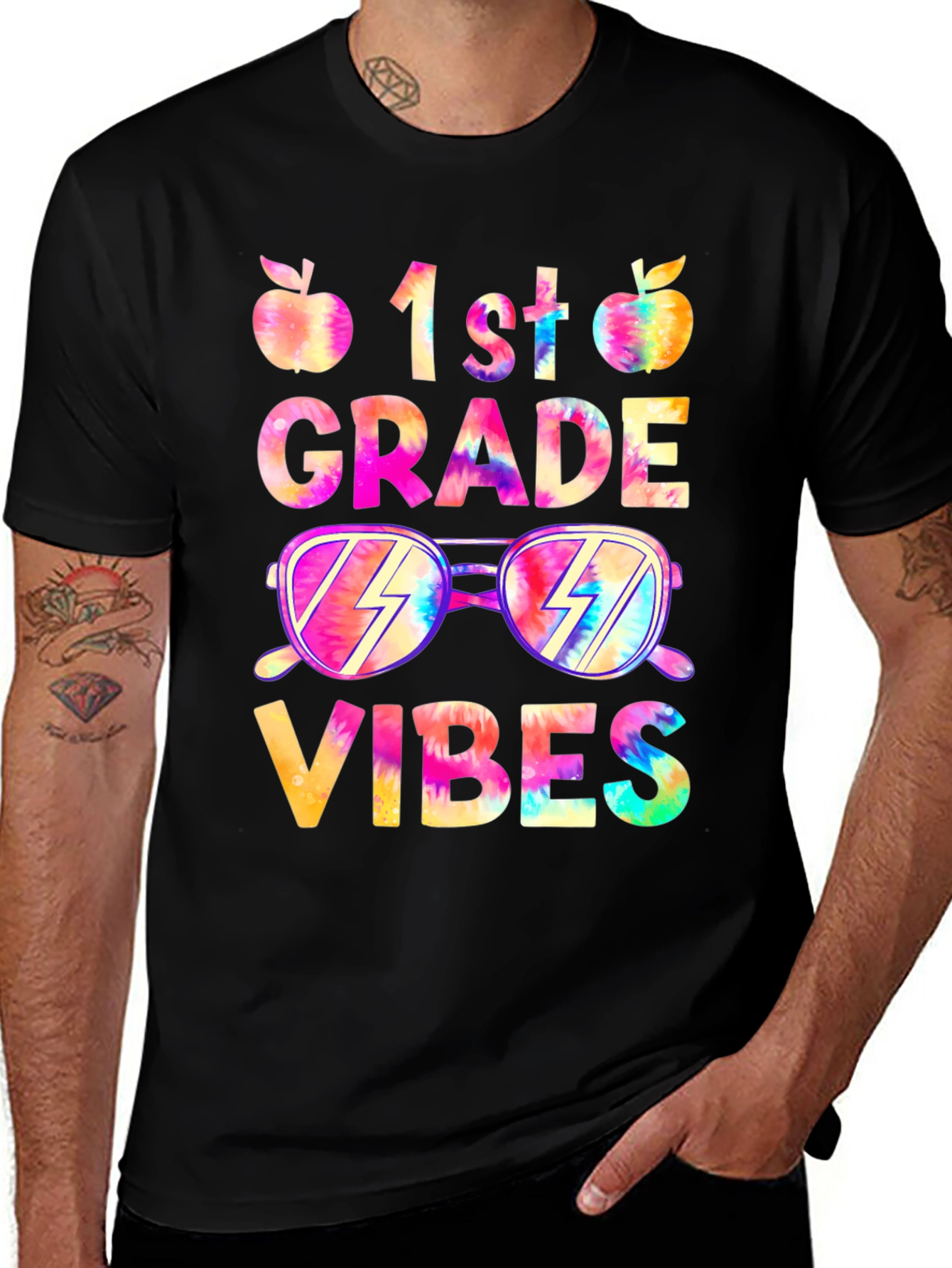 1st Grade Vibes T-Shirt - Colorful Back to School Tee