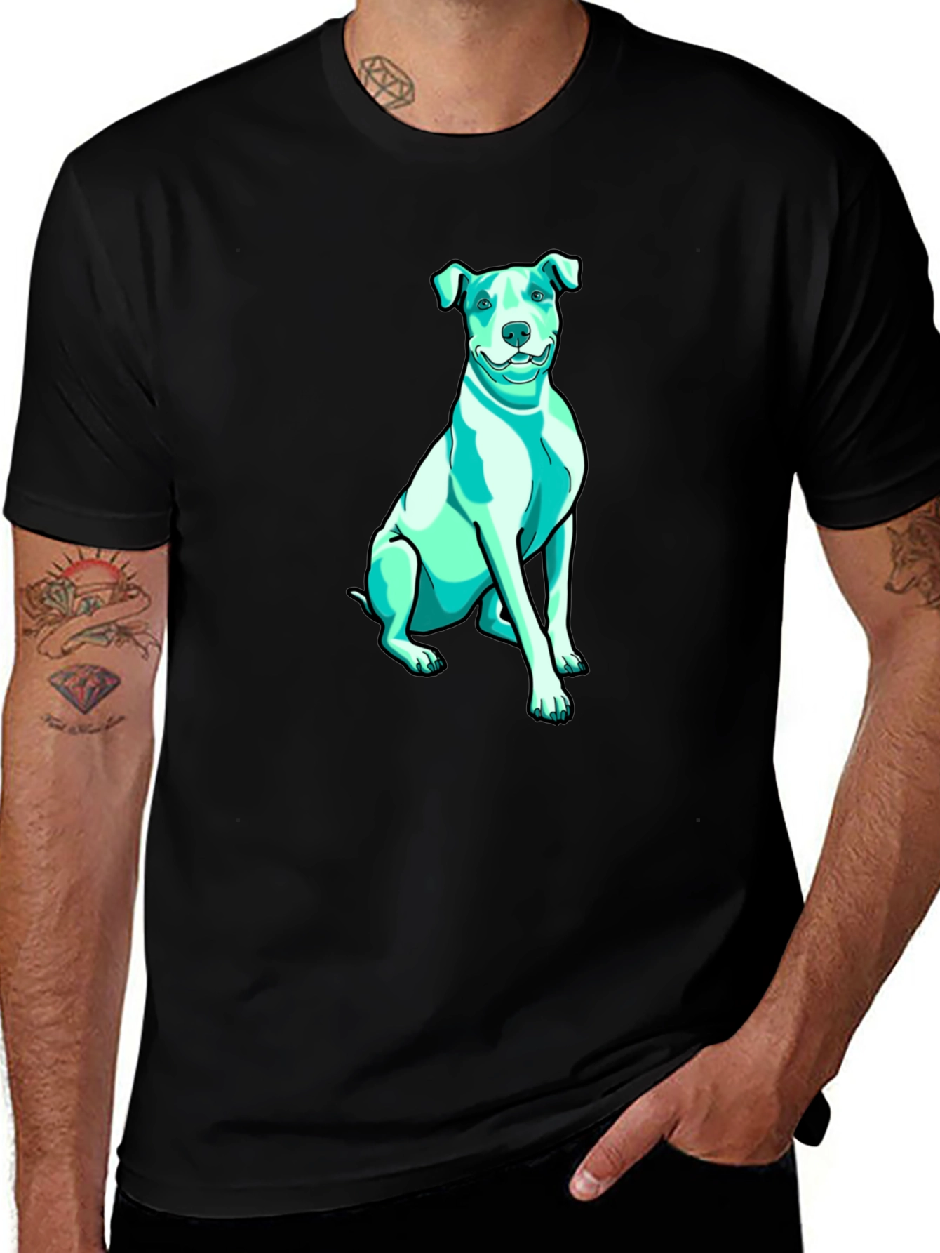 Dog Graphic T-Shirt - Cool Canine Design