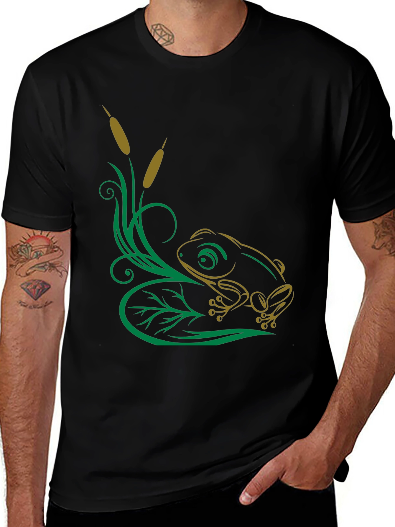 Variant 21 of Frog Graphic T-Shirt - Nature Lover's Tee