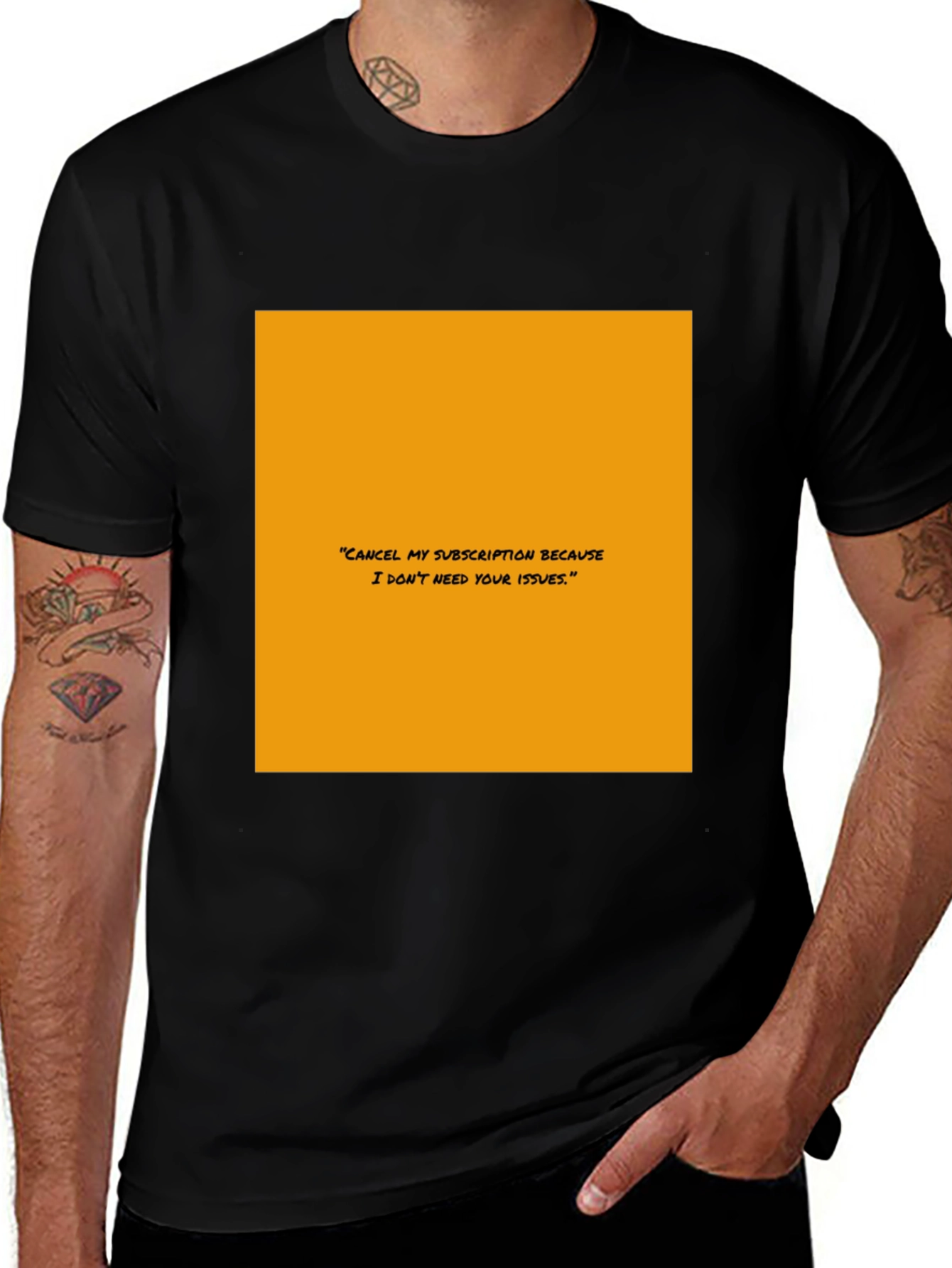 Variant 19 of Subscription Diss T-Shirt - Bold Statement Tee